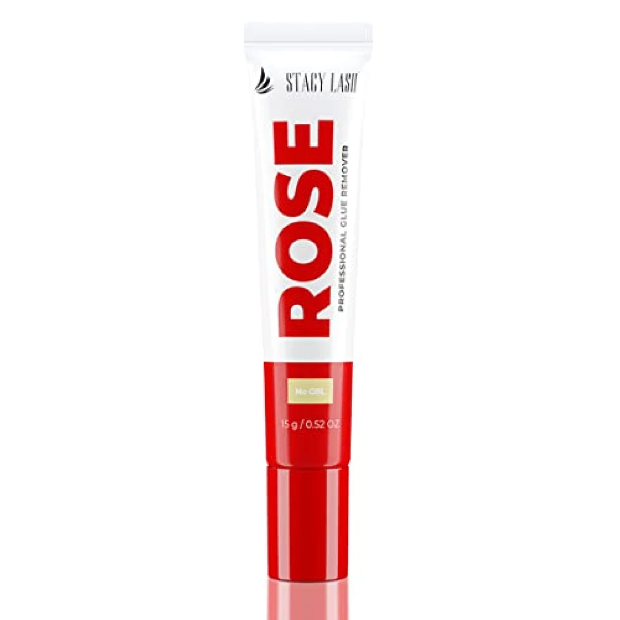 Cream Remover for Eyelash Extension Glue - Rose - Stacy Lash (0.52oz / 15g) / GBL Free/Fast Lash Adhesive Dissolution time - 60 sec/Red Color/Mild Formula/Not Liquid/Professional Supplies