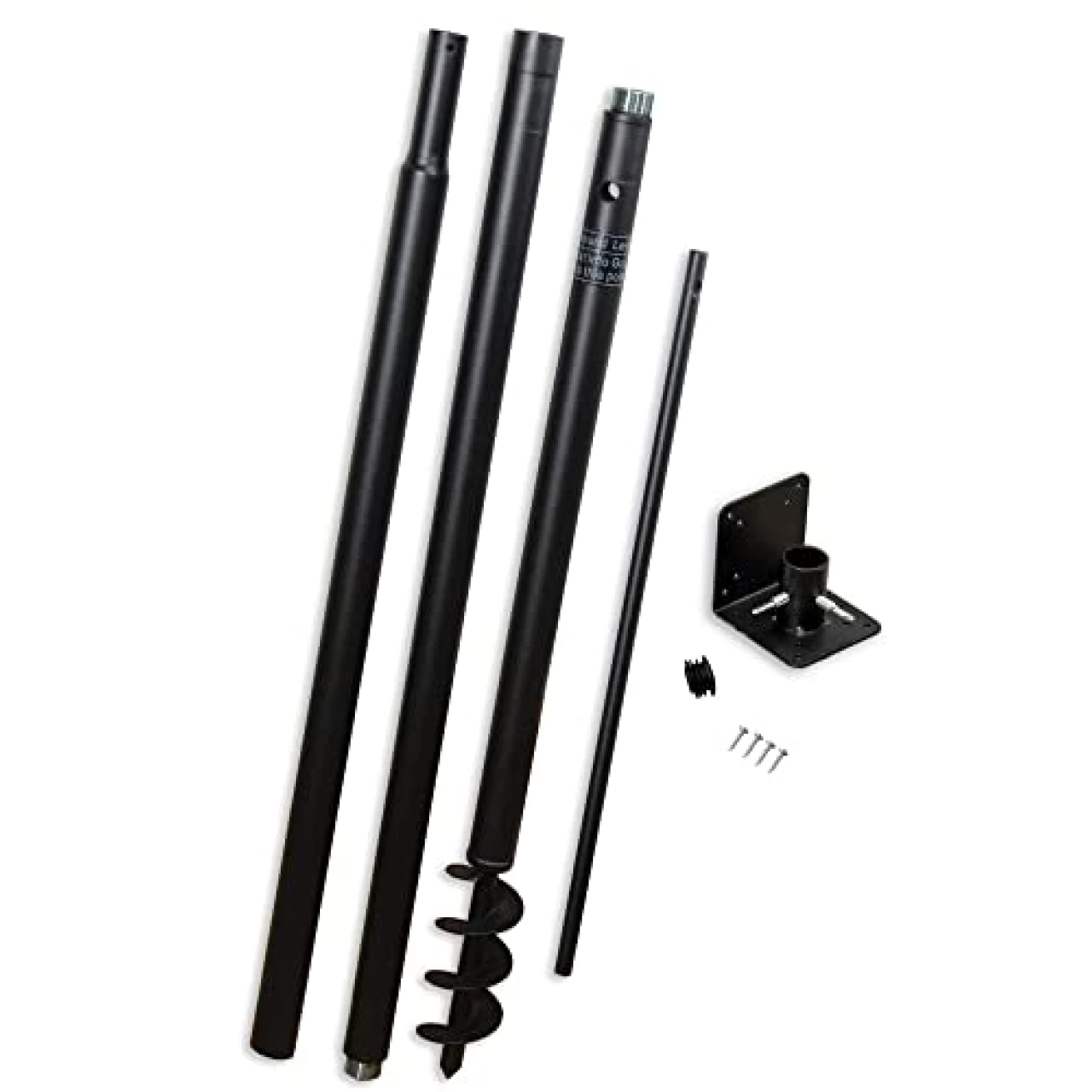 Universal Mounting Pole Kit - Great for Post-Mounted Bird Houses and Bird Feeders, Heavy Duty Pole with Threaded Connections