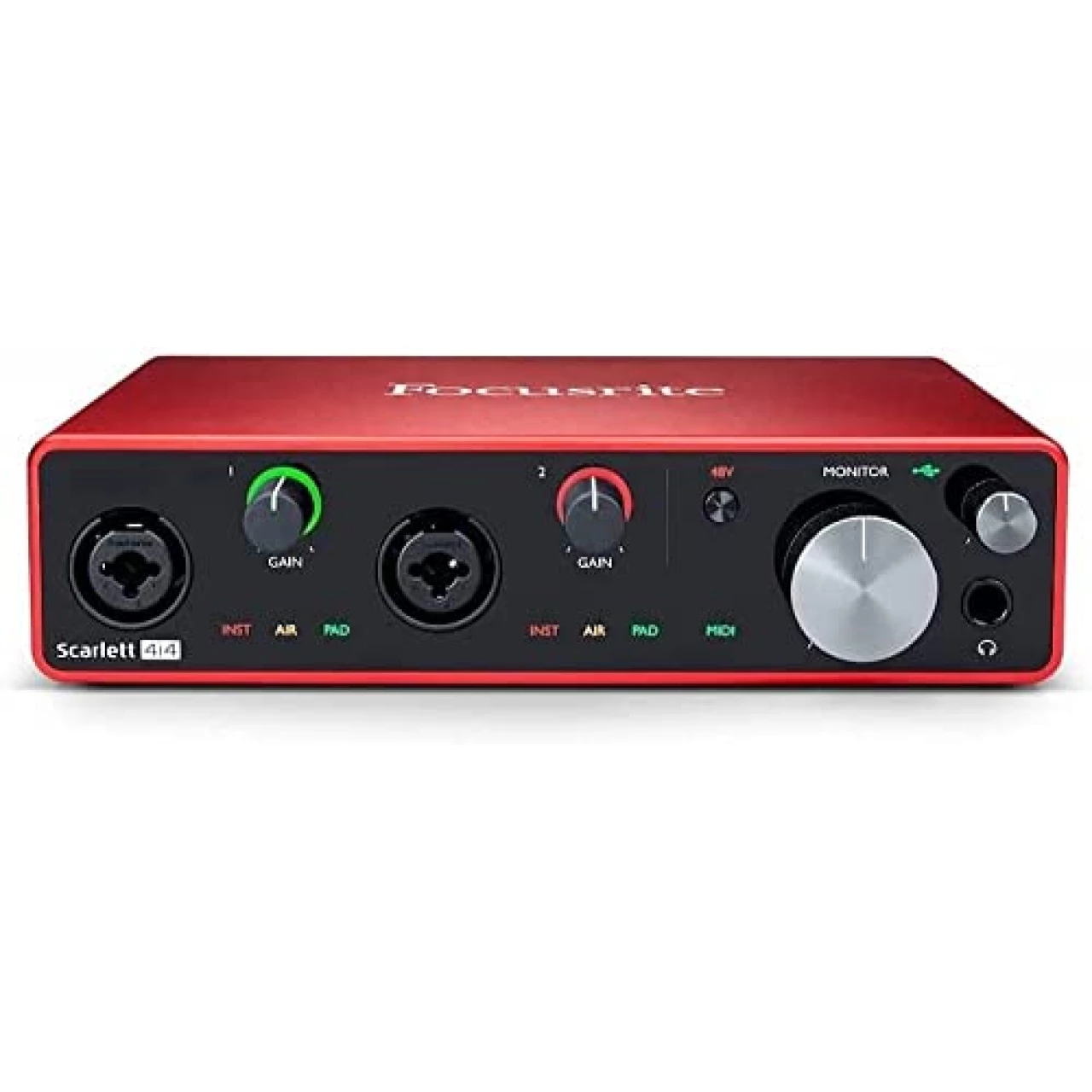 Focusrite Scarlett 4i4 3rd Gen USB Recording Interface