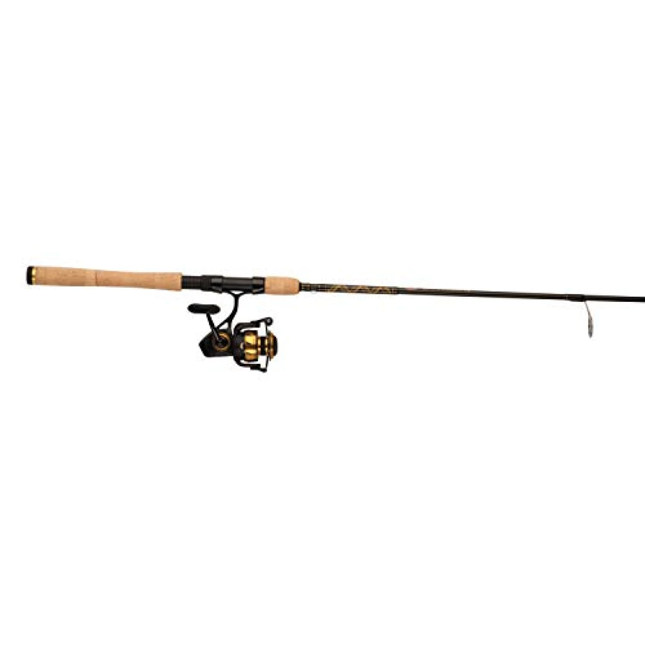 PENN 10’ Spinfisher VI Fishing Rod and Reel Spinning Combo, 10’, 2 Graphite Composite Fishing Rod with 6 Reel, Black Gold