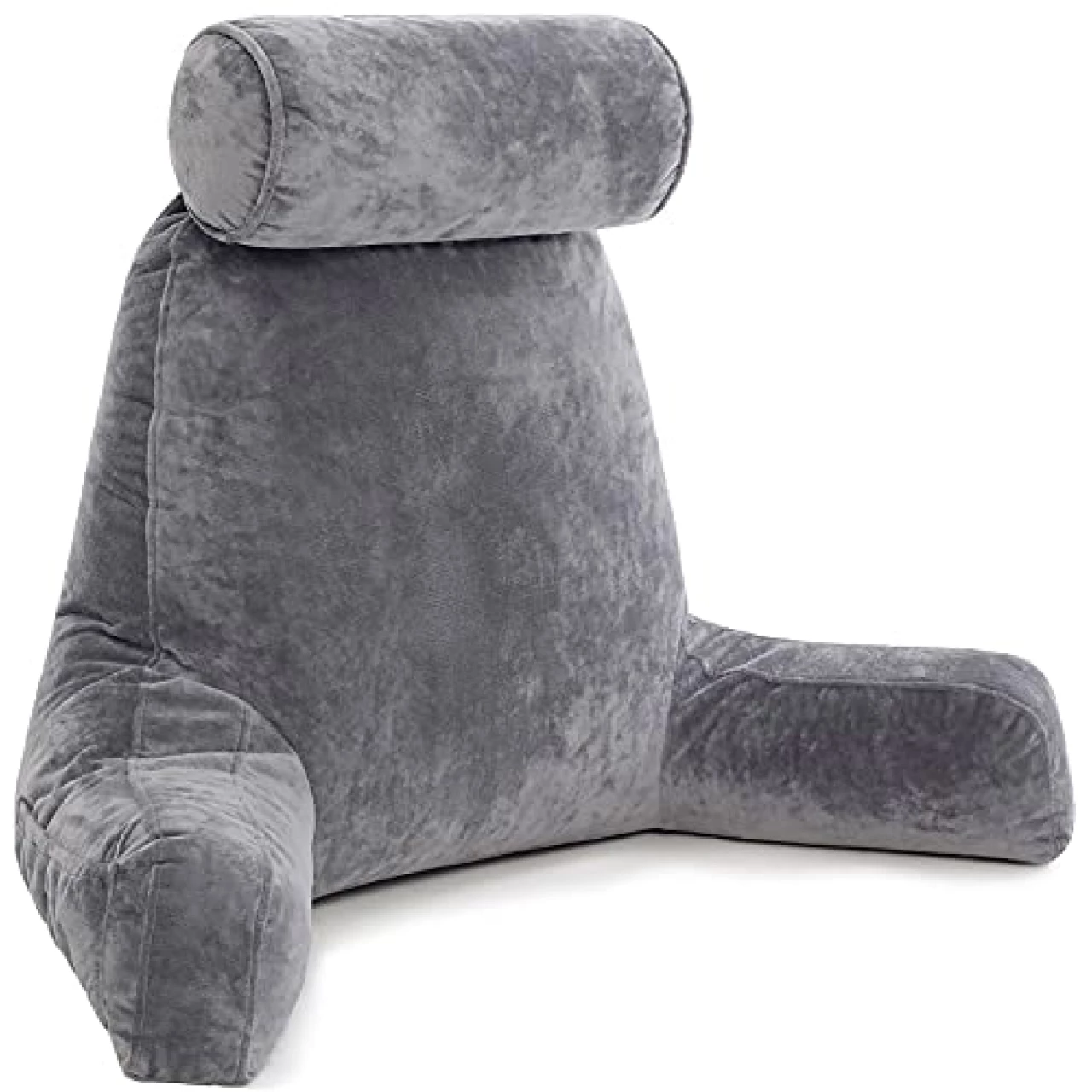 Husband Pillow XXL Dark Grey Backrest with Arms