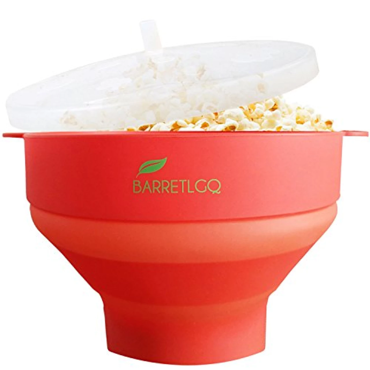 Silicone Microwave Popcorn Popper with Lid