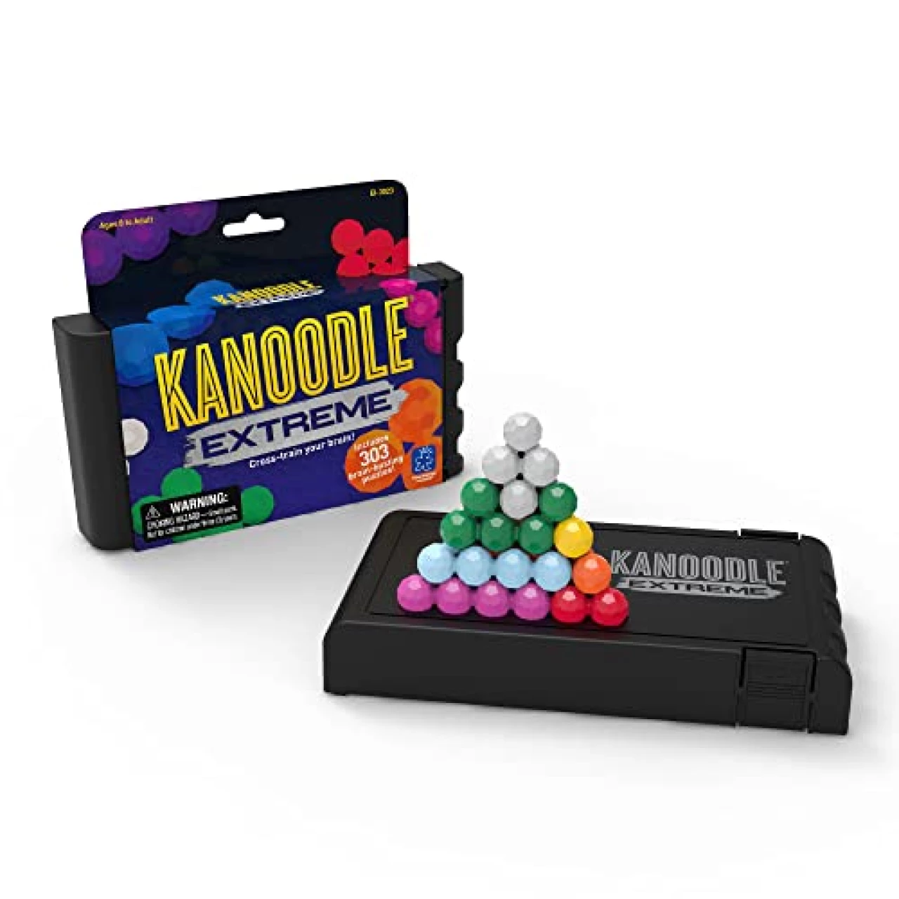 Educational Insights Kanoodle Extreme Puzzle Game, Brain Teaser Puzzle Challenge Game, Stocking Stuffer, Gift for Ages 8+