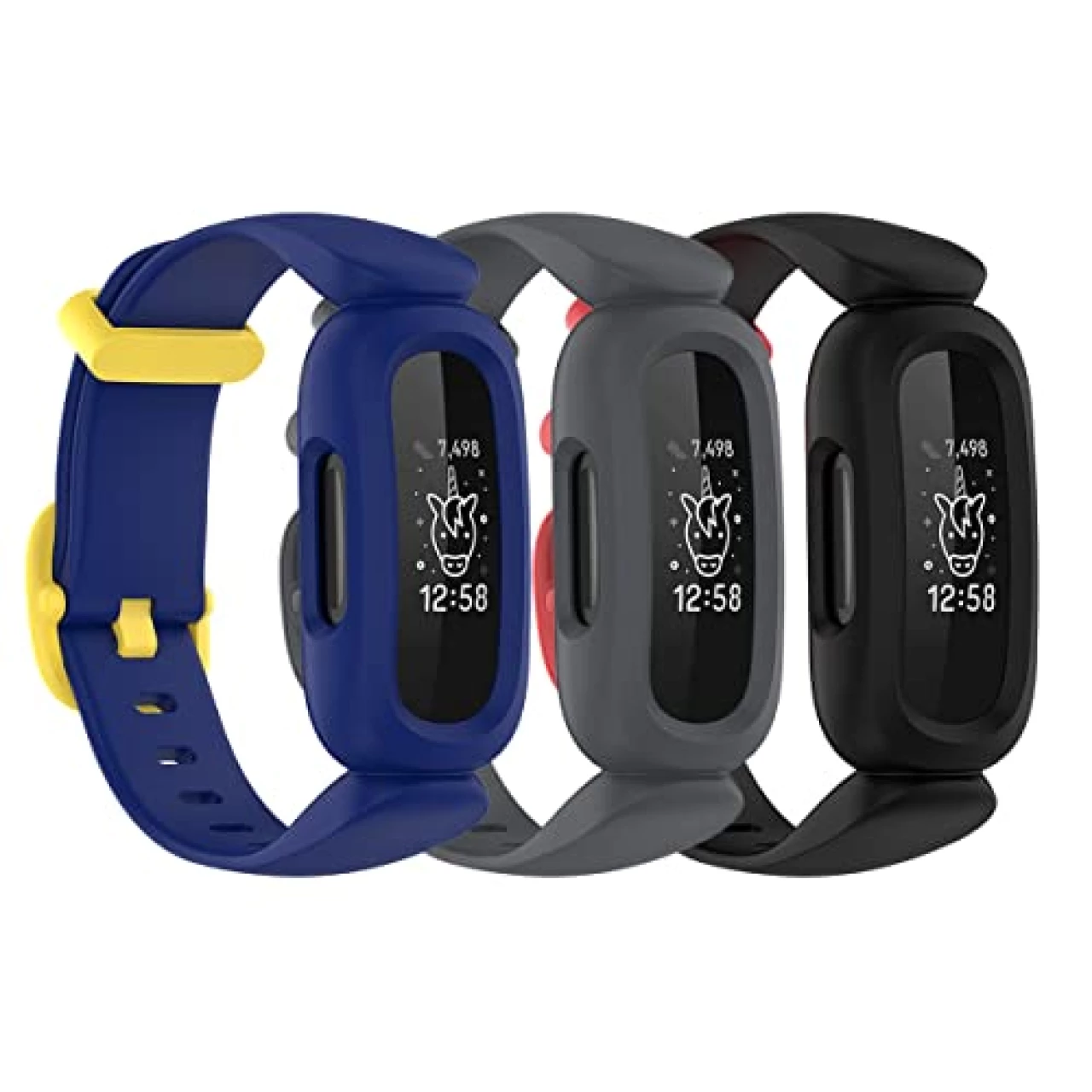 3 Pack Ace 3 Bands Compatible with Fitbit Ace 3 for Kids Girls Boys