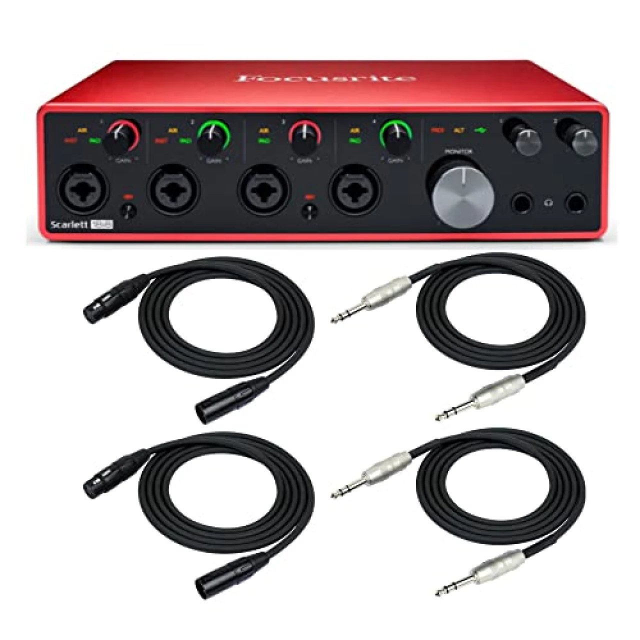 Focusrite Scarlett 18i8 3rd Gen 18x8 USB Audio Interface Bundle