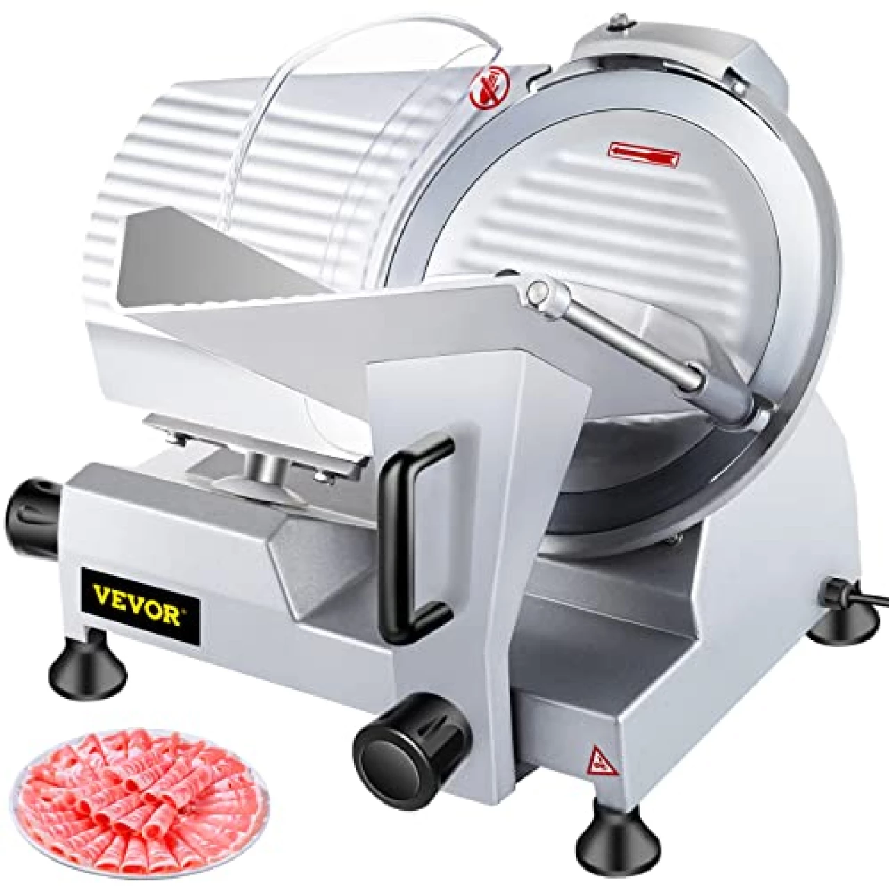 VEVOR Commercial Meat Slicer, 10 inch Electric Food Slicer