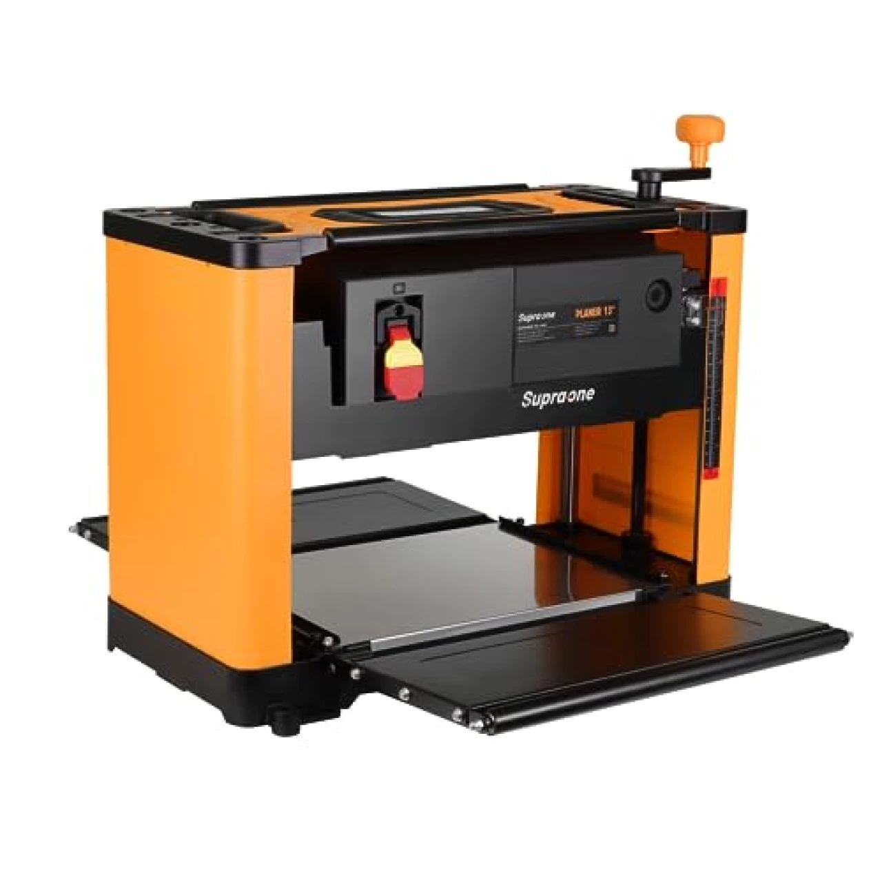 SUPRAONE Power Benchtop Planers 13inch with HSS Double-sided Use Blades Two Speed Thickness Planer 15-Amp 2000W Powerful Motor Planner for Both Hard &amp; Soft Wood Removal