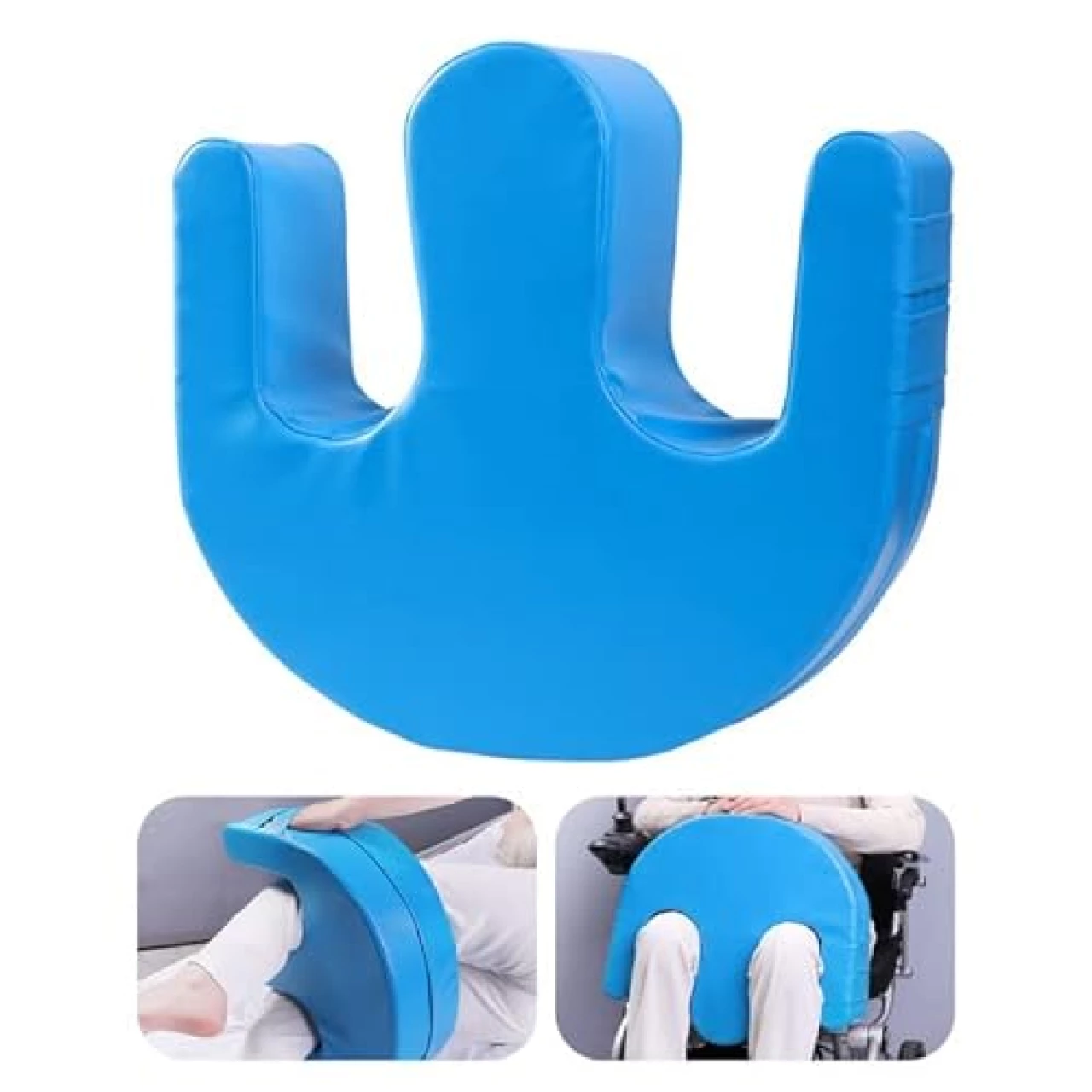 Patient Turning Device,Turnover Device for Bedridden Elderly Patients, Multifunctional Waterproof PU Leather Turn Over Pillows,Anti-Bedsore Turning Pillow,Paralyzed Bed Shift Nursing Products,(Blue)