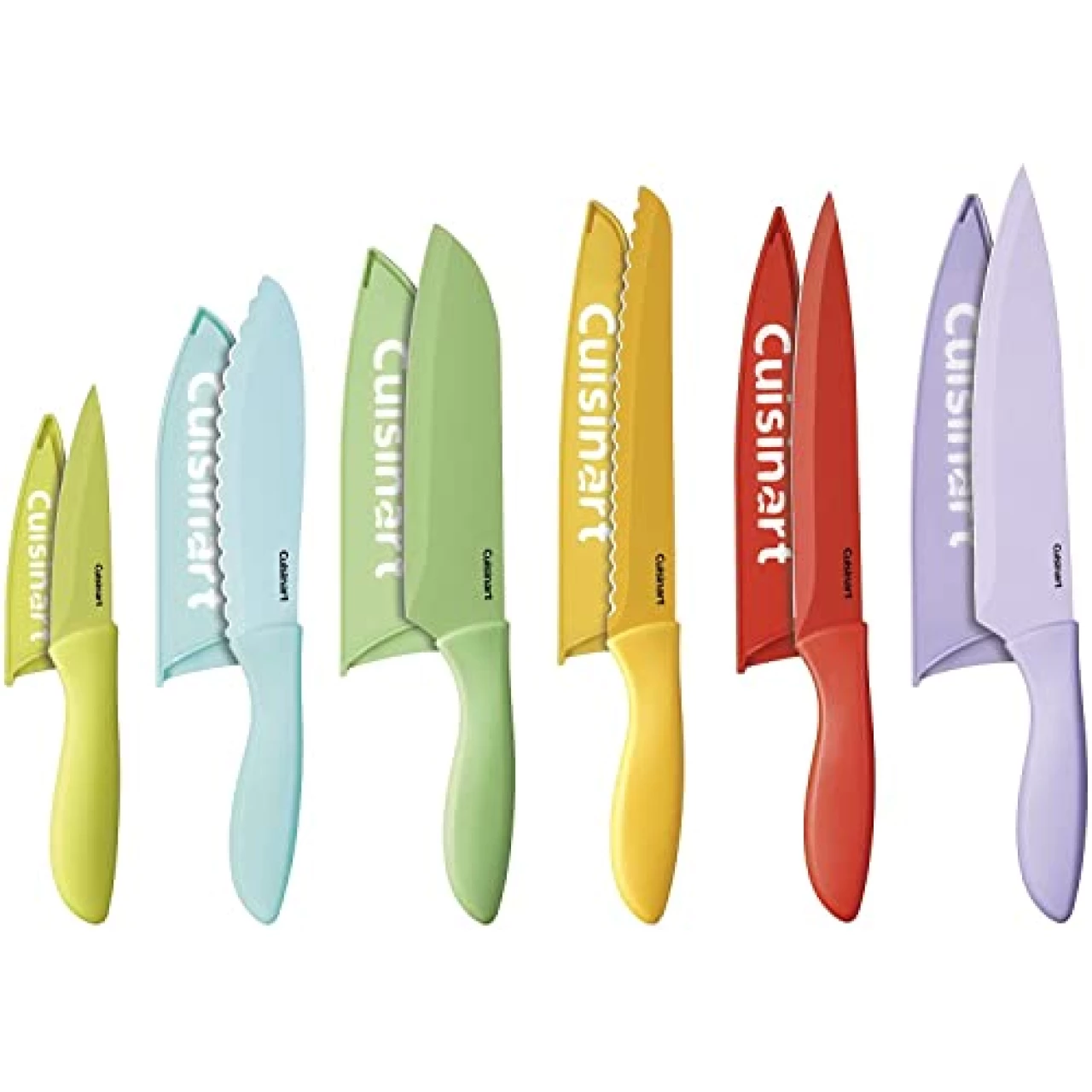 Cuisinart 12-Piece Kitchen Knife Set, Advantage Color Collection