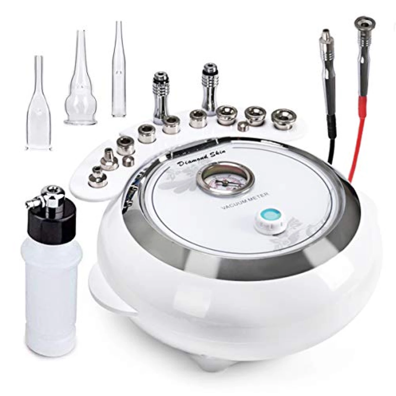 3 in 1 Diamond Microdermabrasion Machine, TopDirect Facial Skin Care Salon Equipment w/Vacuum &amp; Spray (Strong Suction Power: 65-68cmhg)