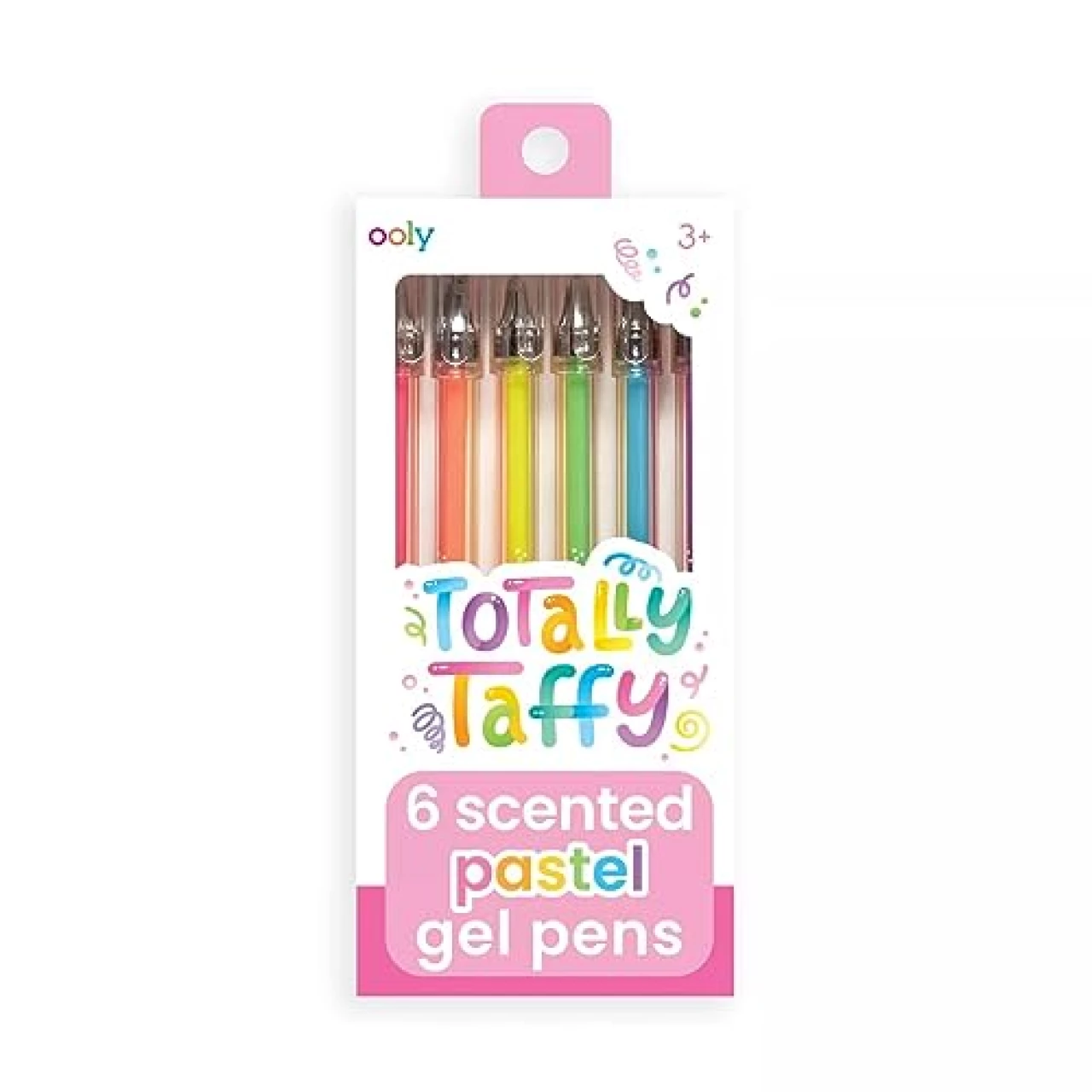 Ooly Scented Totally Taffy Gel Set of 6 Pens - Pastel Scented Gel Pens for Kids, Adults, Art Supplies and Stationary Supplies [Totally Taffy Pastel Gel Pens - 6 Pack]