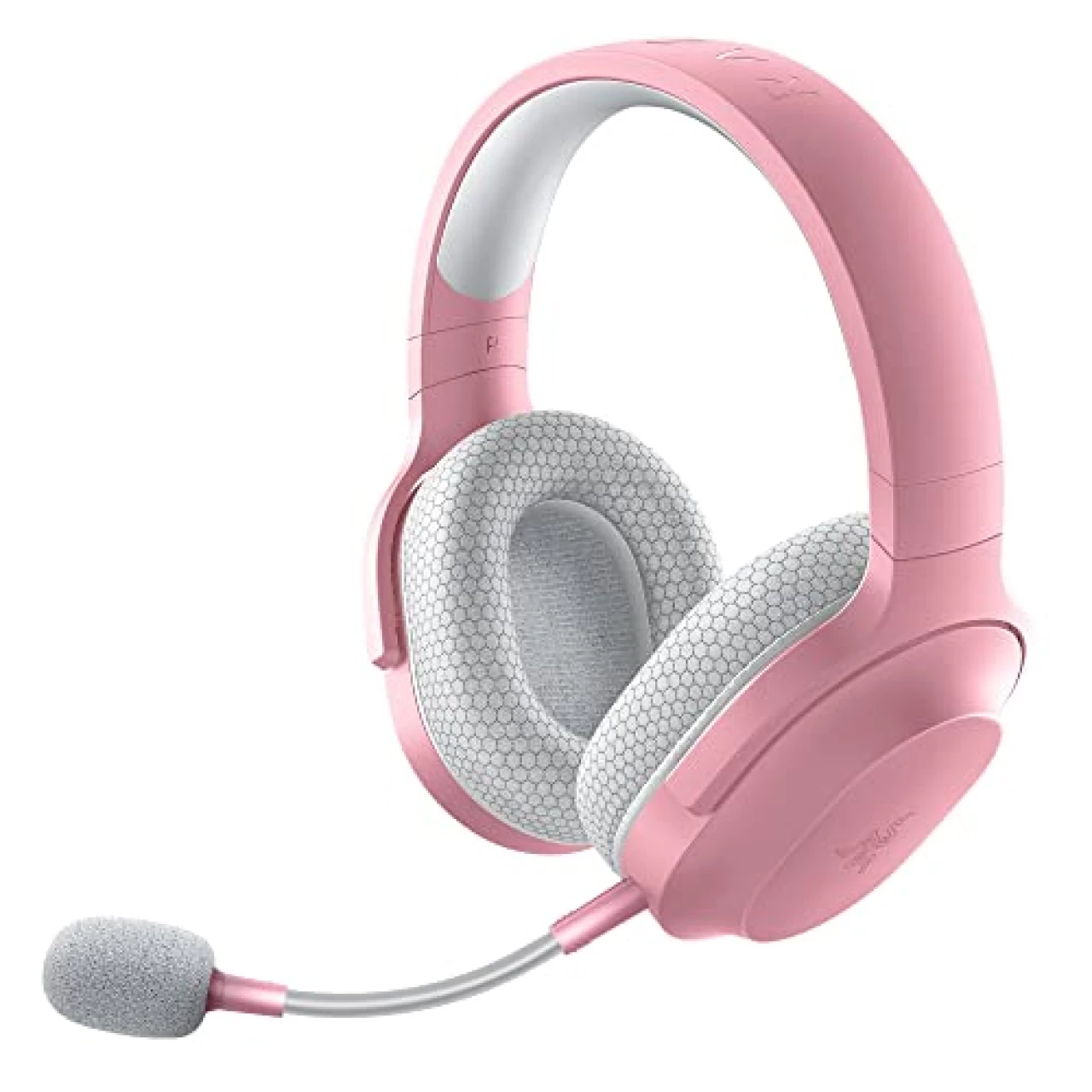 Razer Barracuda X Wireless Gaming &amp; Mobile Headset (PC, Playstation, Switch, Android, iOS): 2.4GHz Wireless + Bluetooth - Lightweight - 40mm Drivers - Detachable Mic - 50 Hr Battery - Quartz Pink