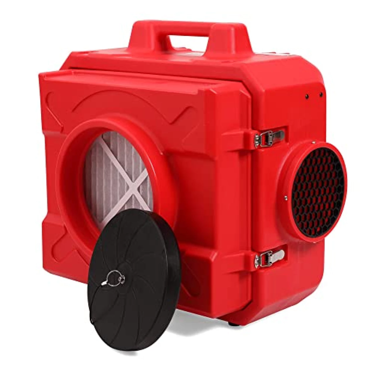 MOUNTO HEPA500 Commercial 500cfm Air Purifier Hepa Air Scrubber Negative Air Machine Roto-Molded (Red)