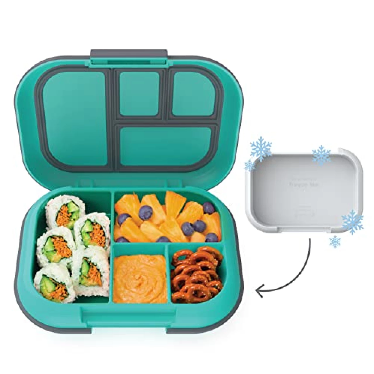 Bentgo® Kids Chill Lunch Box - Leak-Proof Bento Box with Removable Ice Pack &amp; 4 Compartments