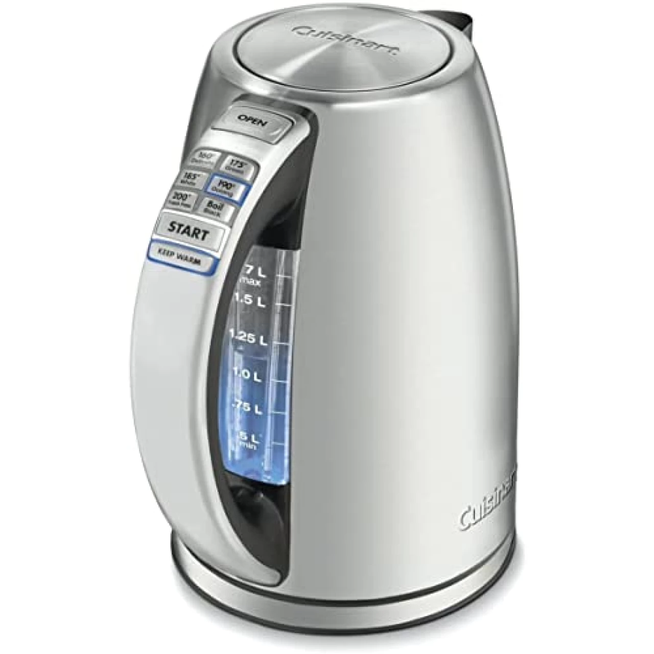 Cuisinart 1.7-Liter Stainless Steel Cordless Electric Kettle with 6 Preset Temperatures