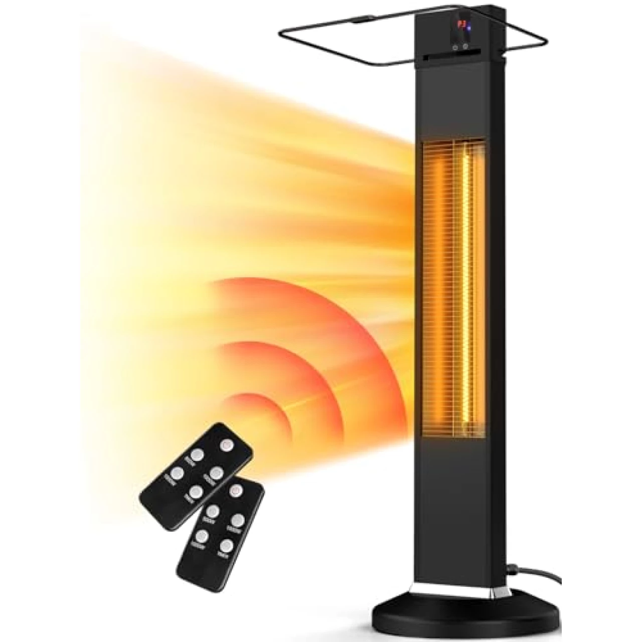 Living Room Patio Heater, Outdoor Backyard Garden Porch Infrared Deck Electric Heater