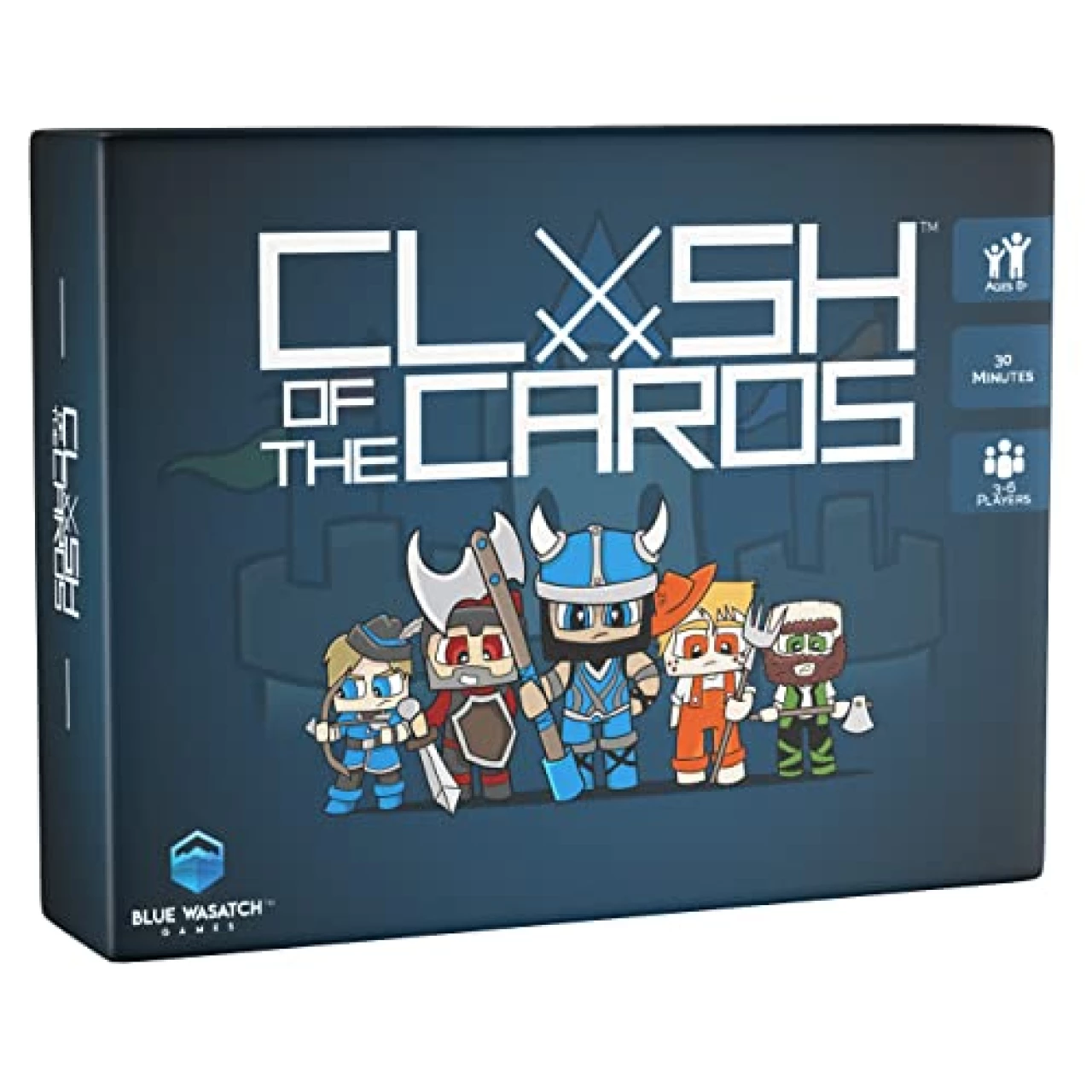 Blue Wasatch Games Clash of The Cards Card Game - Match, Collect, and Battle for Armies, Use Action Cards to Protect and Attack. Fun for Adults, Teens, and Kids.