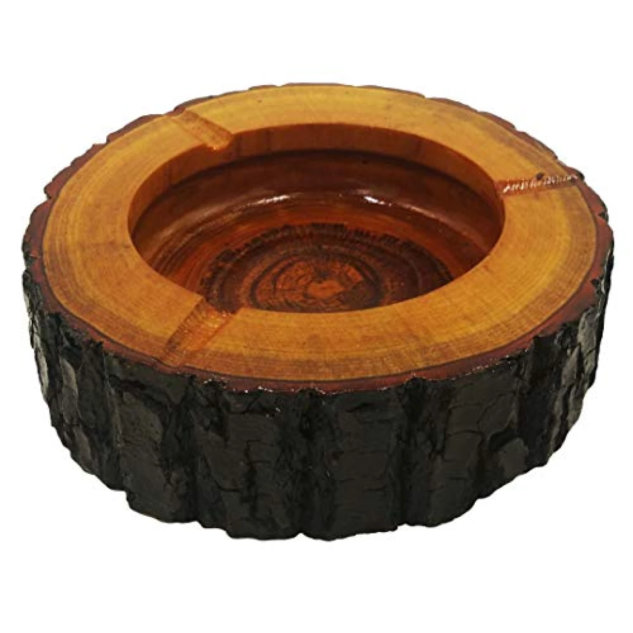 Teagas 6&quot; Wooden Tabletop Ash Tray
