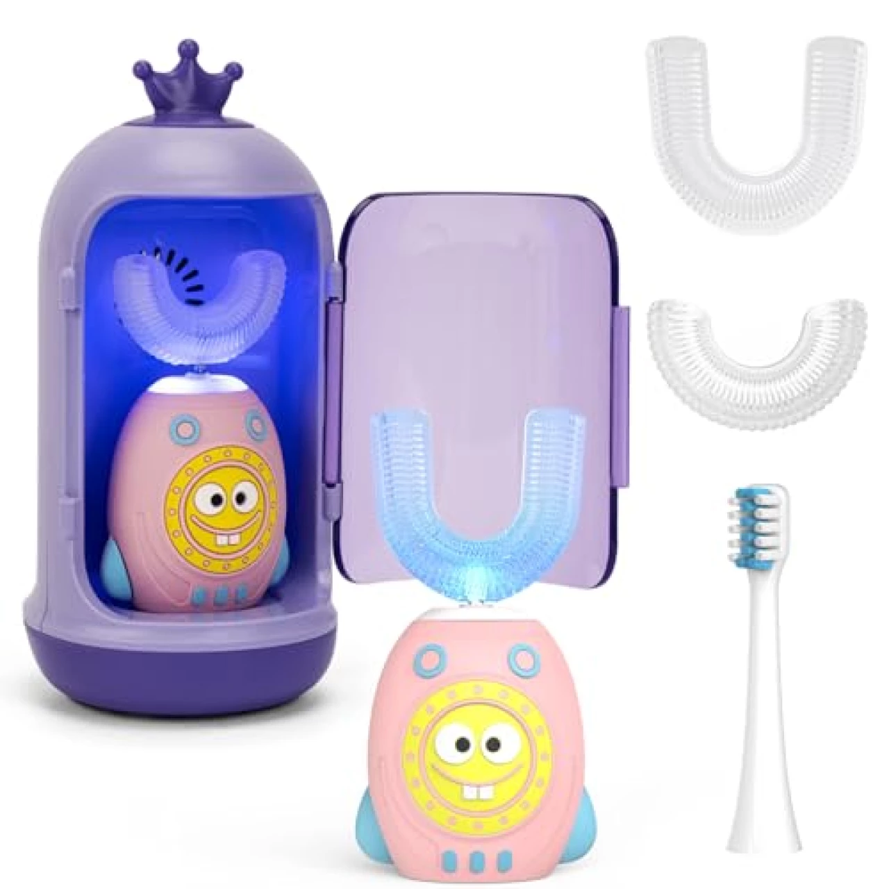 FTOYIN Kids U-Shaped Electric Toothbrush