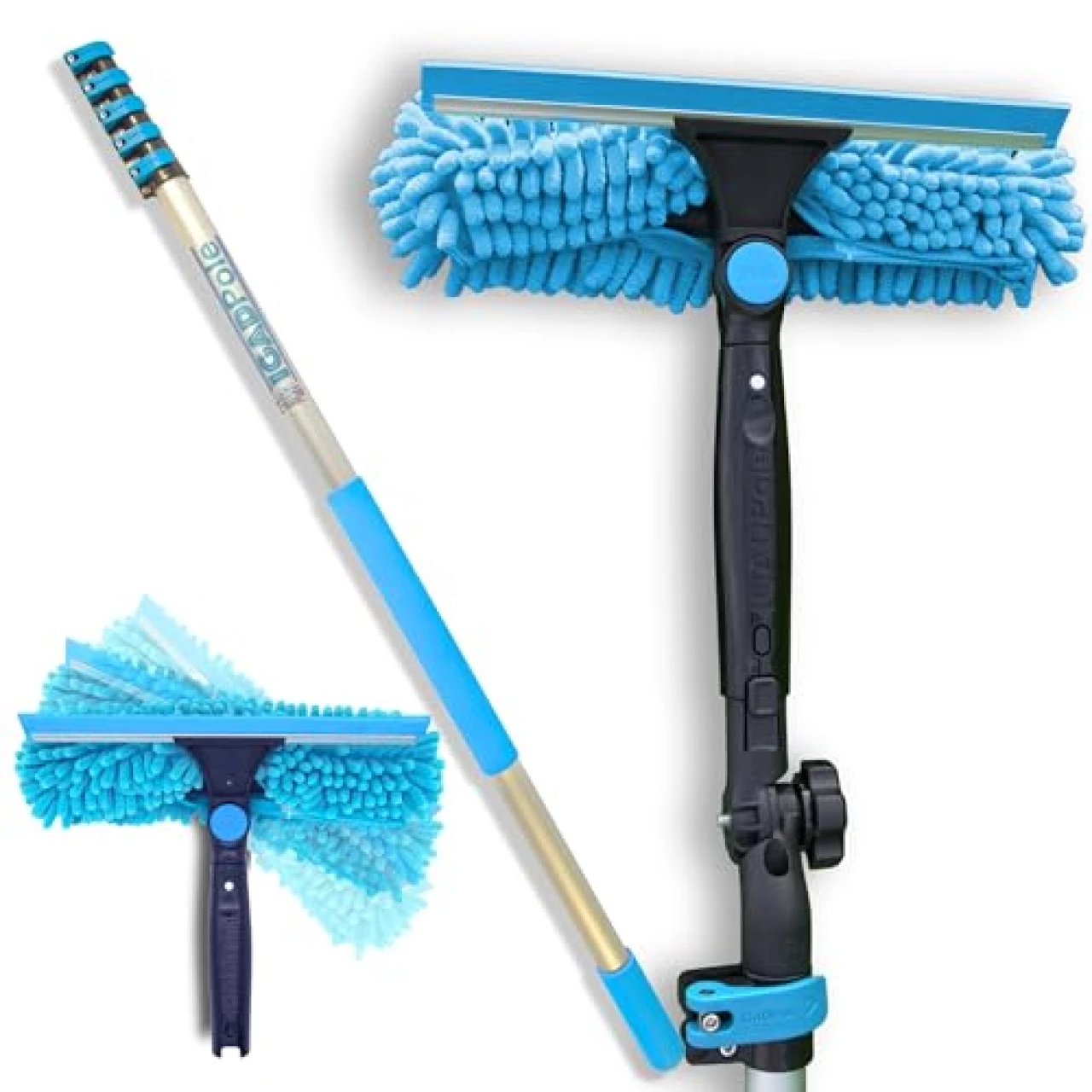 20 Feet IGADPole Long Handle Squeegee: Professional Window Cleaning Kit