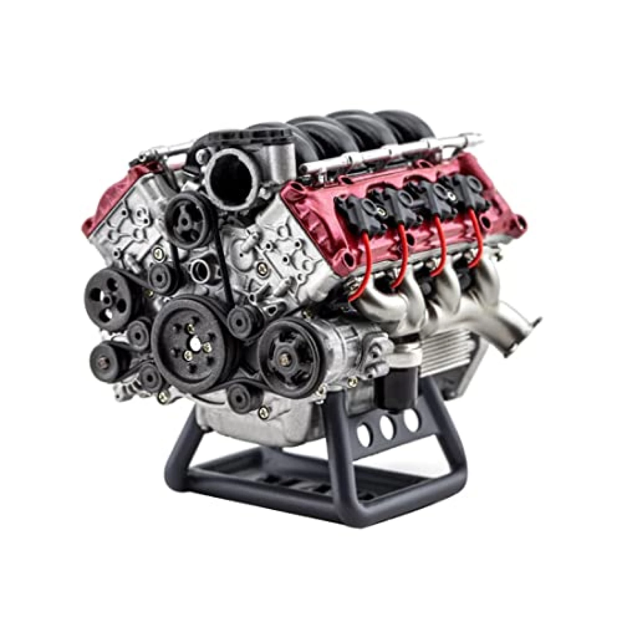 MINDEN RC Dynamic V8 Engine Model, Internal Combustion Engine Model, Physical Experiment Toys for Adults and Kids (KIT Version)