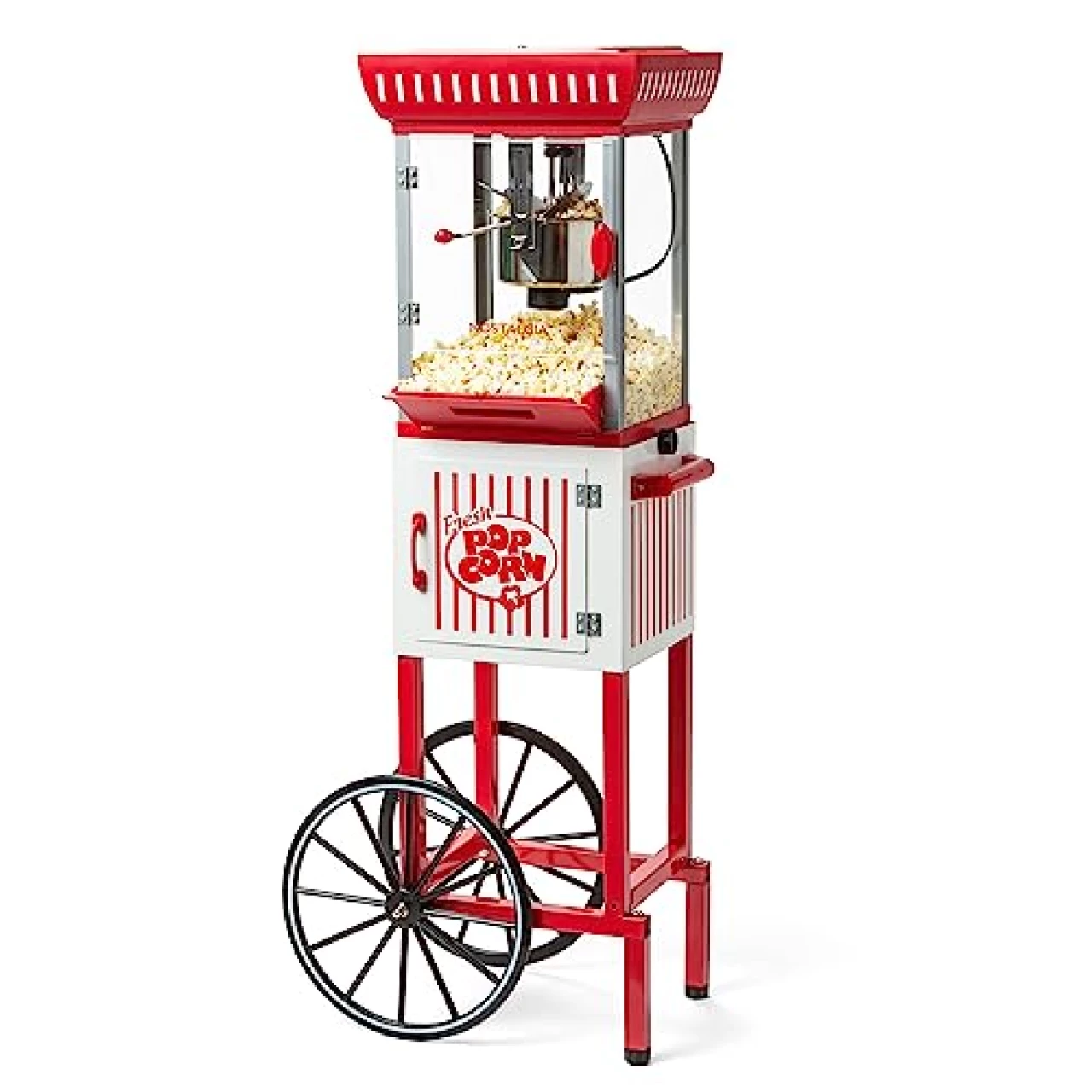 Nostalgia Popcorn Maker Machine - Professional Cart