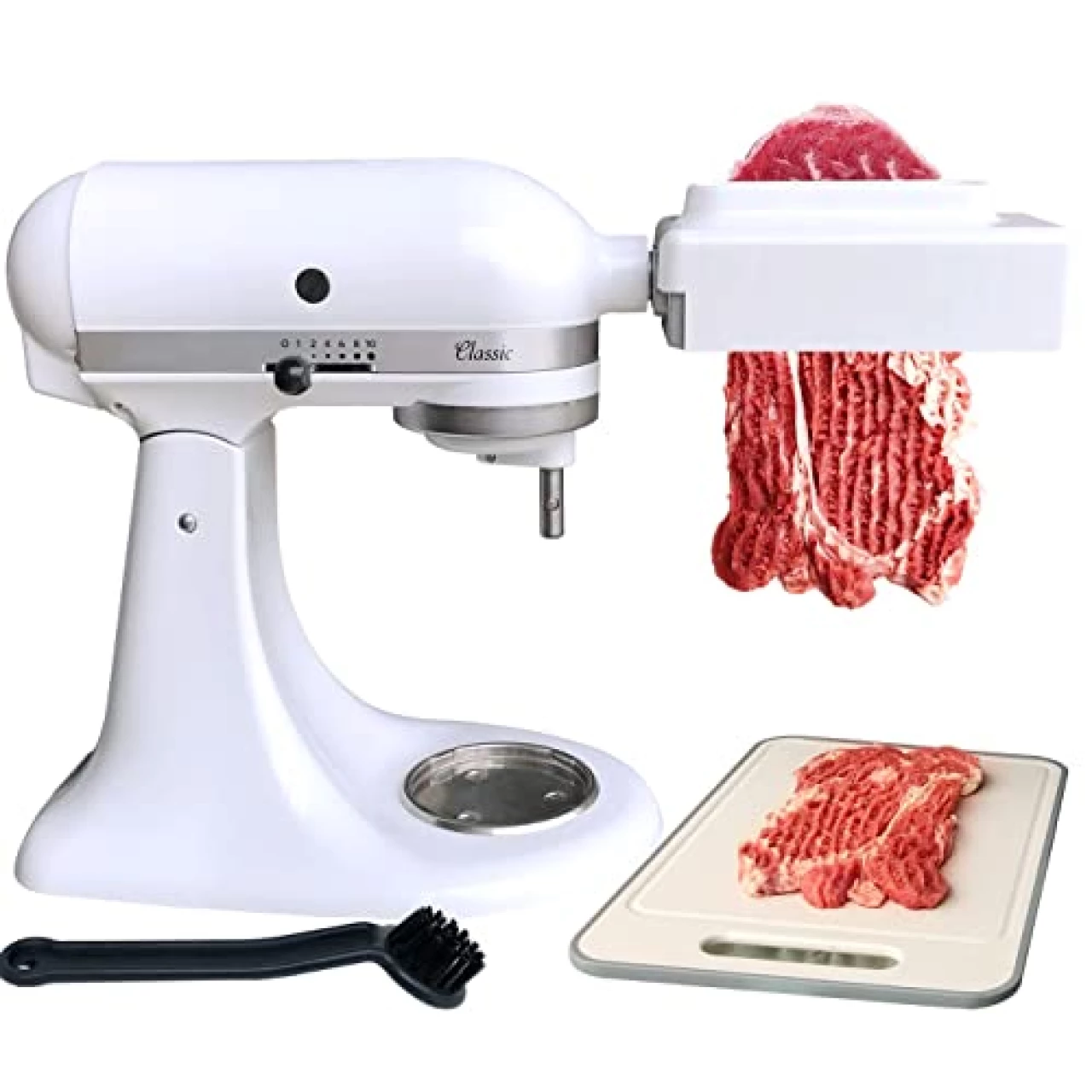 [Upgrade] Meat Tenderizer for All KitchenAid Household Stand Mixers- Mixers Accesssories Attachment [No More Jams,No More Break,Easier to clean]