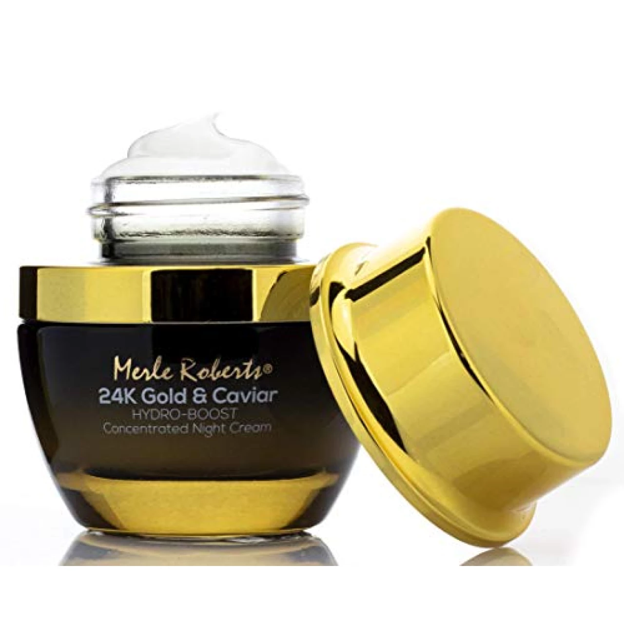 Merle Roberts 24k Gold and Caviar Concentrated Night Cream Intensely Hydrating Anti-Aging Night Cream for Face