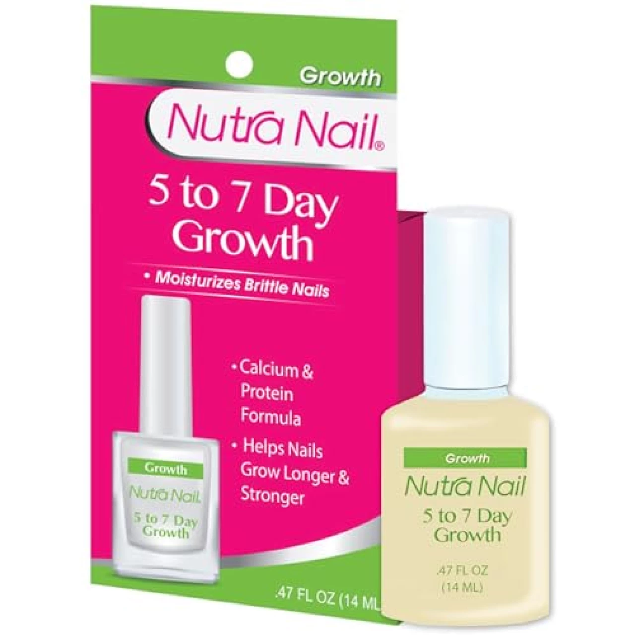 Nutra Nail 5 to 7 Day Growth Treatment - Fast Keratin Nail Hardener &amp; Nail Strengthener