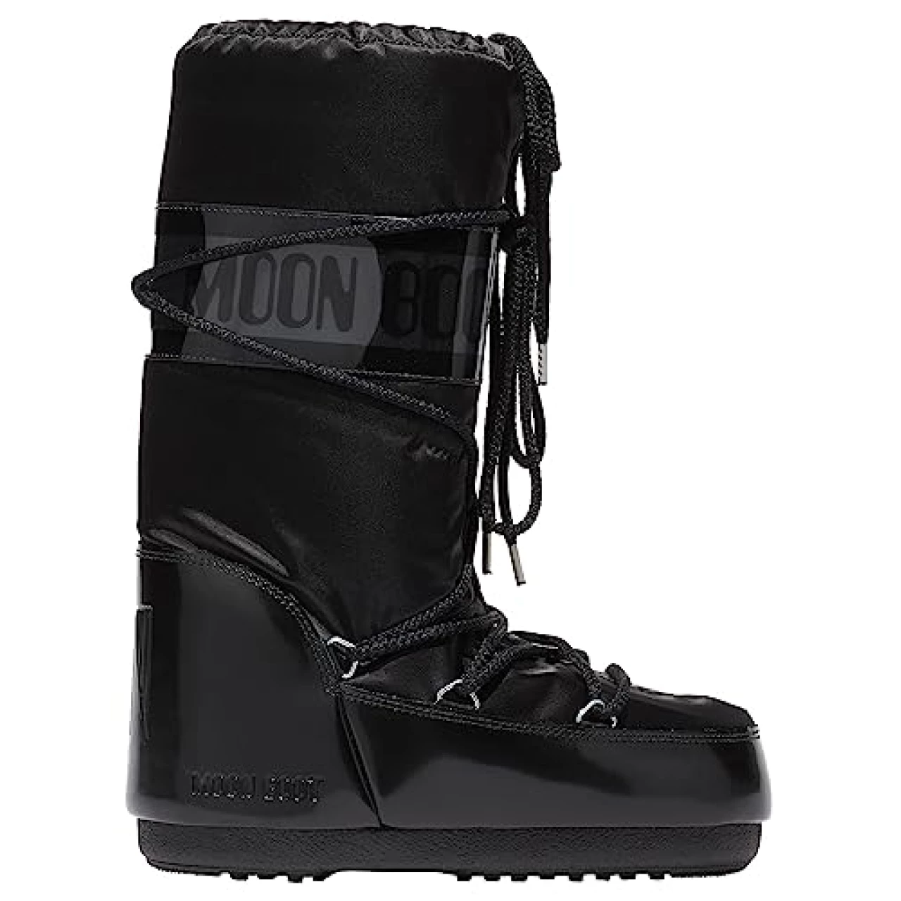 Moon Boot, Icon Glance Unisex Boots, 35/38, Black