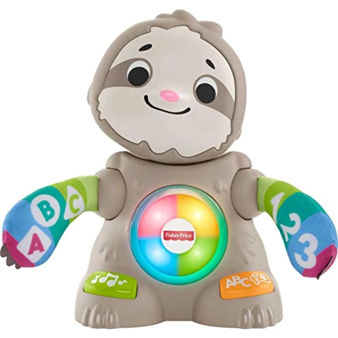 Fisher-Price Linkimals Learning Toy Smooth Moves Sloth With Interactive Music And Lights For Infants And Toddlers