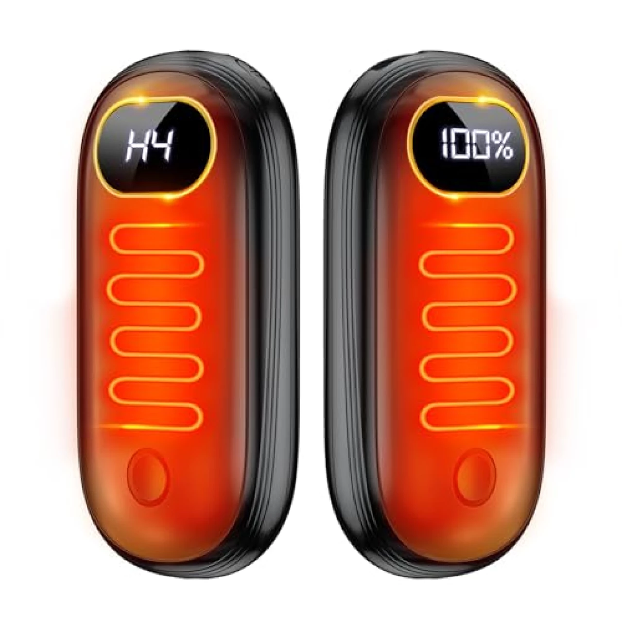 Hand Warmers - 14000mAh Hand Warmers Rechargeable Up to 18Hrs Warmth, Electric Hand Warmer Reusable Heat Up to 131℉, Rechargeable Hand Warmers 2 Pack for Golf Raynauds Camping, Warm Gifts