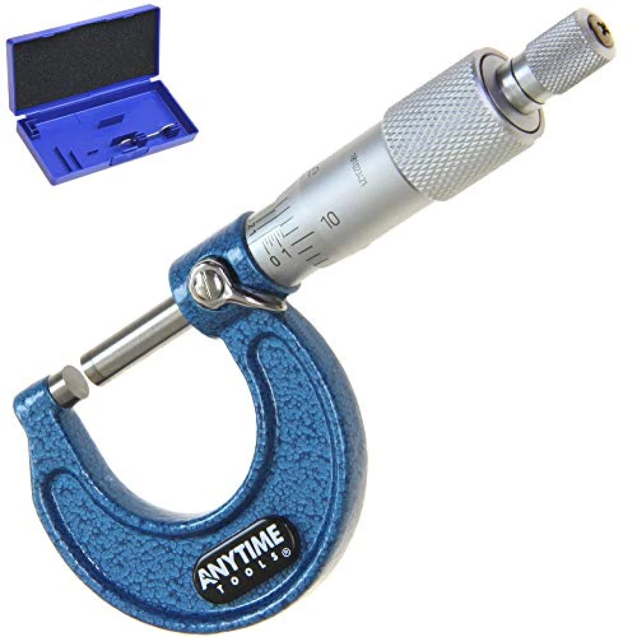 Anytime Tools Micrometer 0-1&quot; /0.0001 Outside Premium Precision Machinist Tool