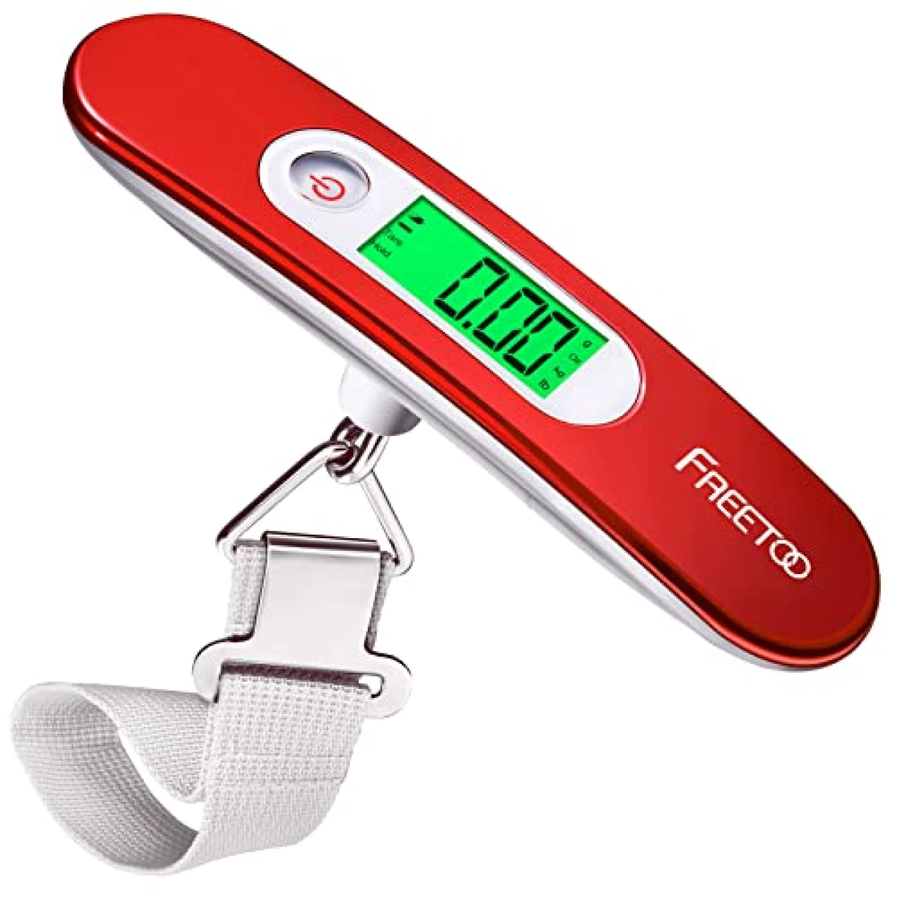 FREETOO Luggage Scale Portable Digital Hanging Scale for Travel, Suitcase Weight Scale with Superior Piano Lacquer 110 Lb/ 50Kg Capacity, Battery Included