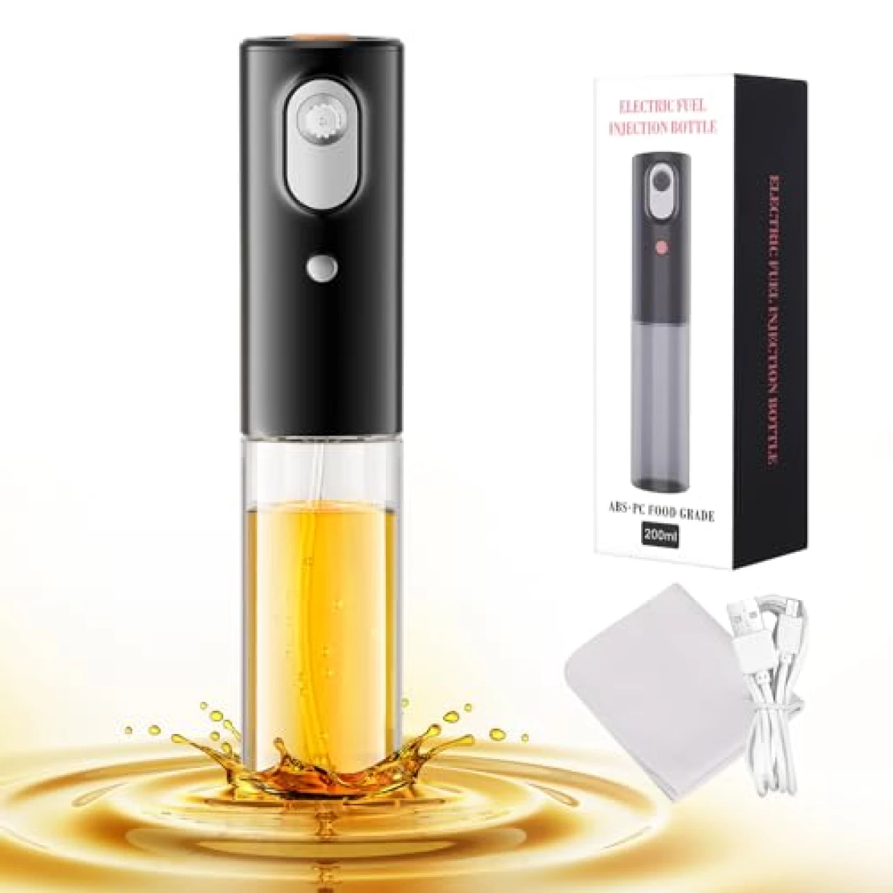 Oil Sprayer for Cooking - Electric Olive Oil Sprayer