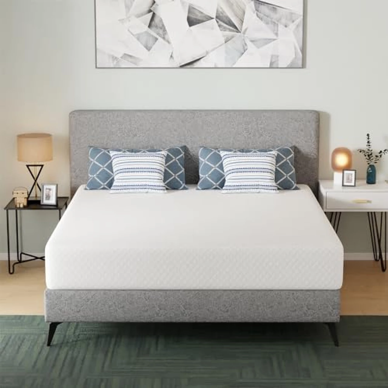 FDW 12 inch Gel Memory Foam Mattress Medium Firm Mattresses