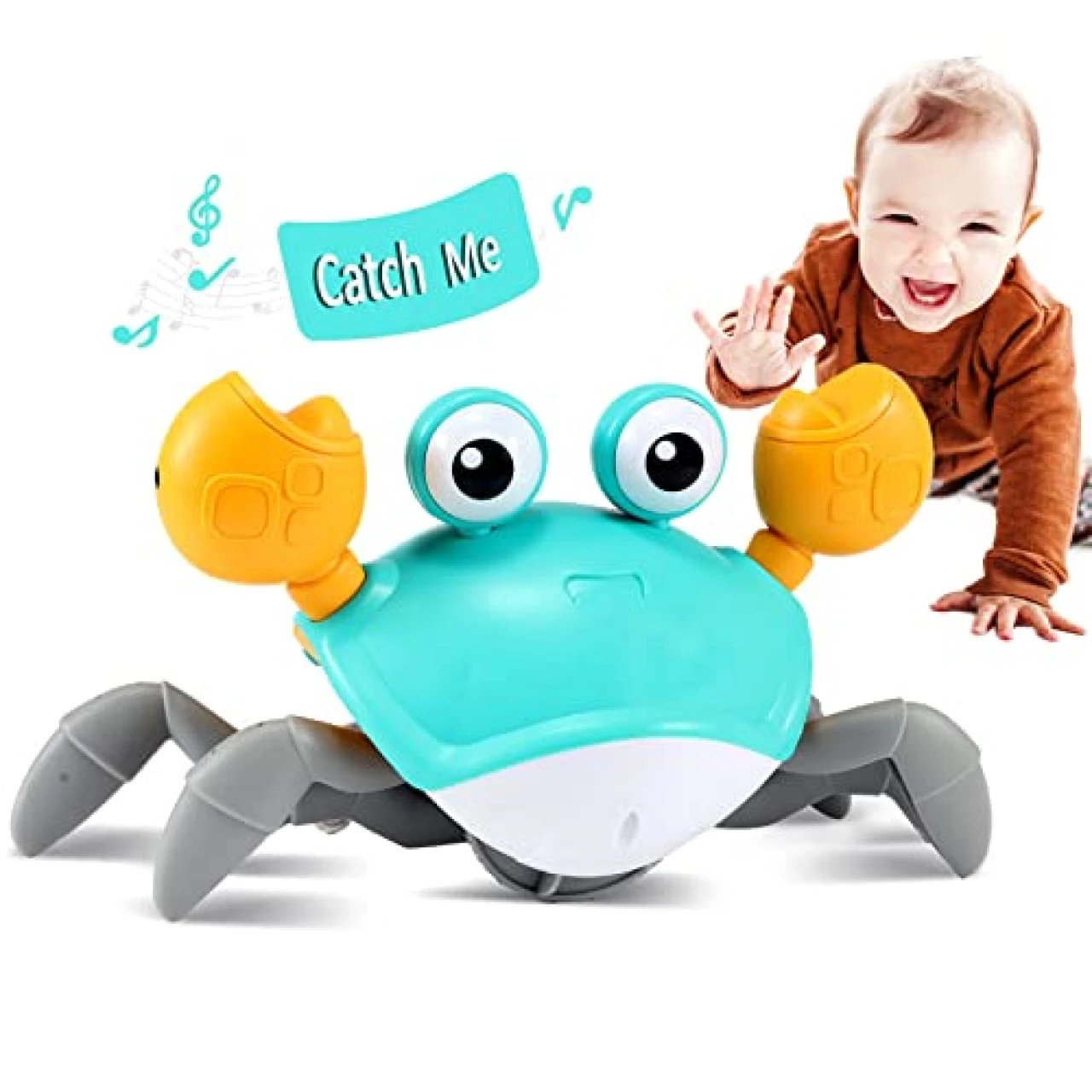 Crawling Crab Baby Toy - Infant Tummy Time Toys