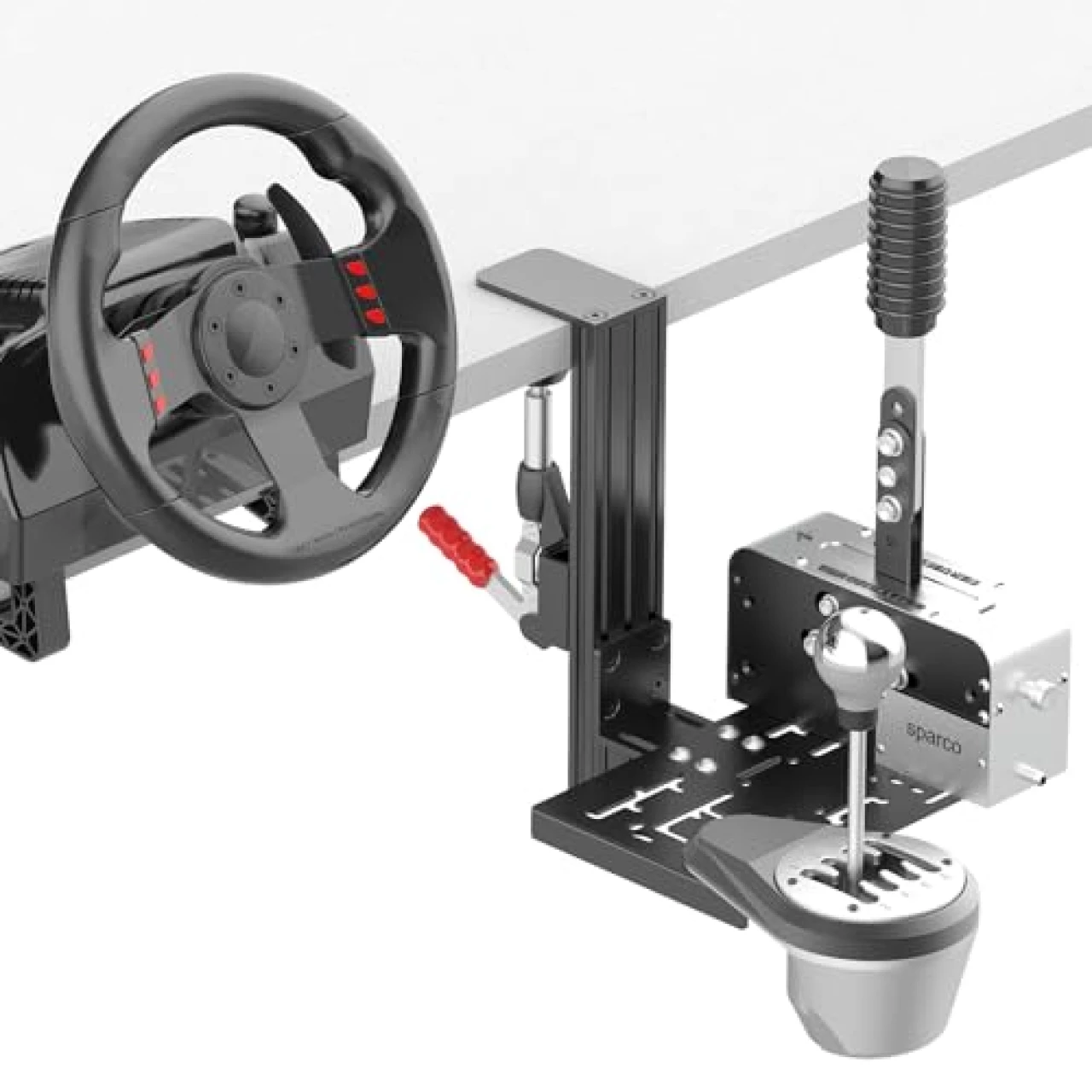 Universal Desk Mount For Racing Sim Shifter &amp; Handbrake