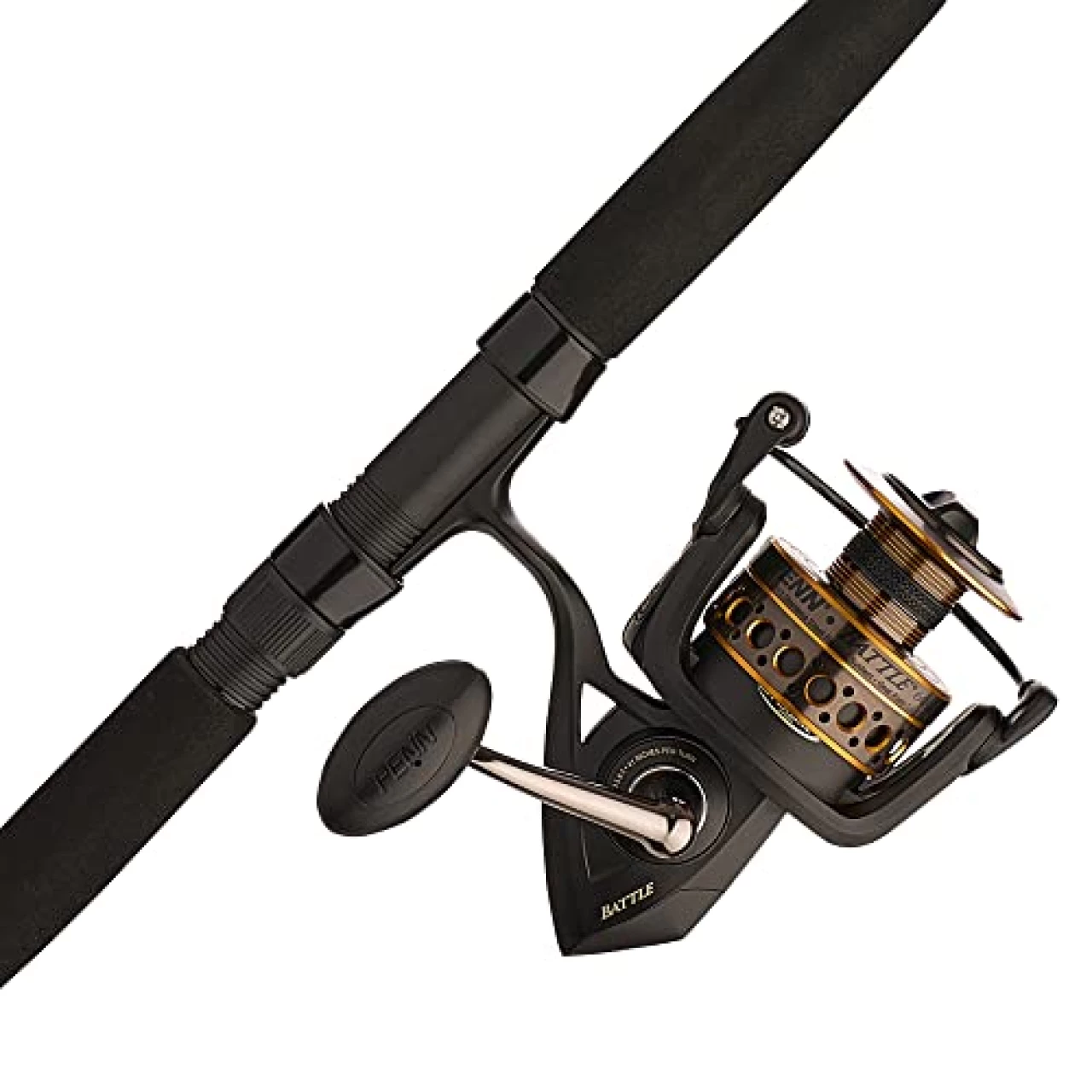 PENN Battle Spinning Reel and Fishing Rod Combo, Black, 4000 - 7&rsquo; - Medium - 1pc