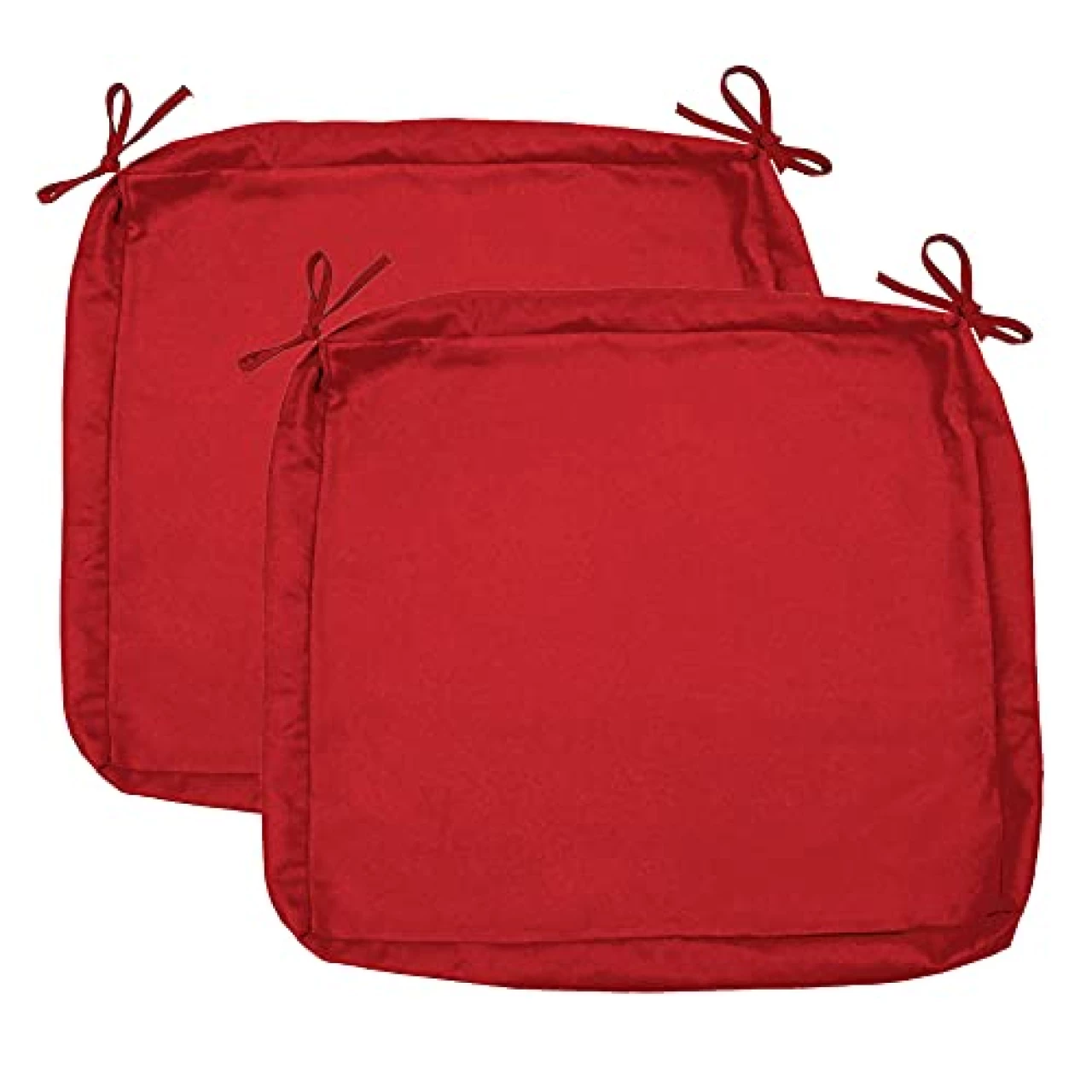 Sigmat Outdoor Seat Cushion Cover - Red 18&quot;x18&quot;x2&quot; (2 Covers)