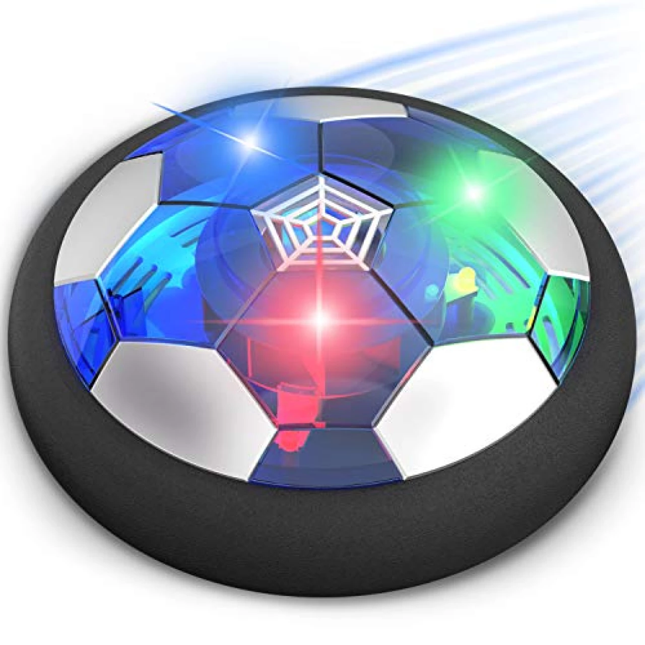 Hover Soccer Ball Toys, Indoor Floating Rechargeable Soccer with Colorful LED Light and Soft Foam Bumper