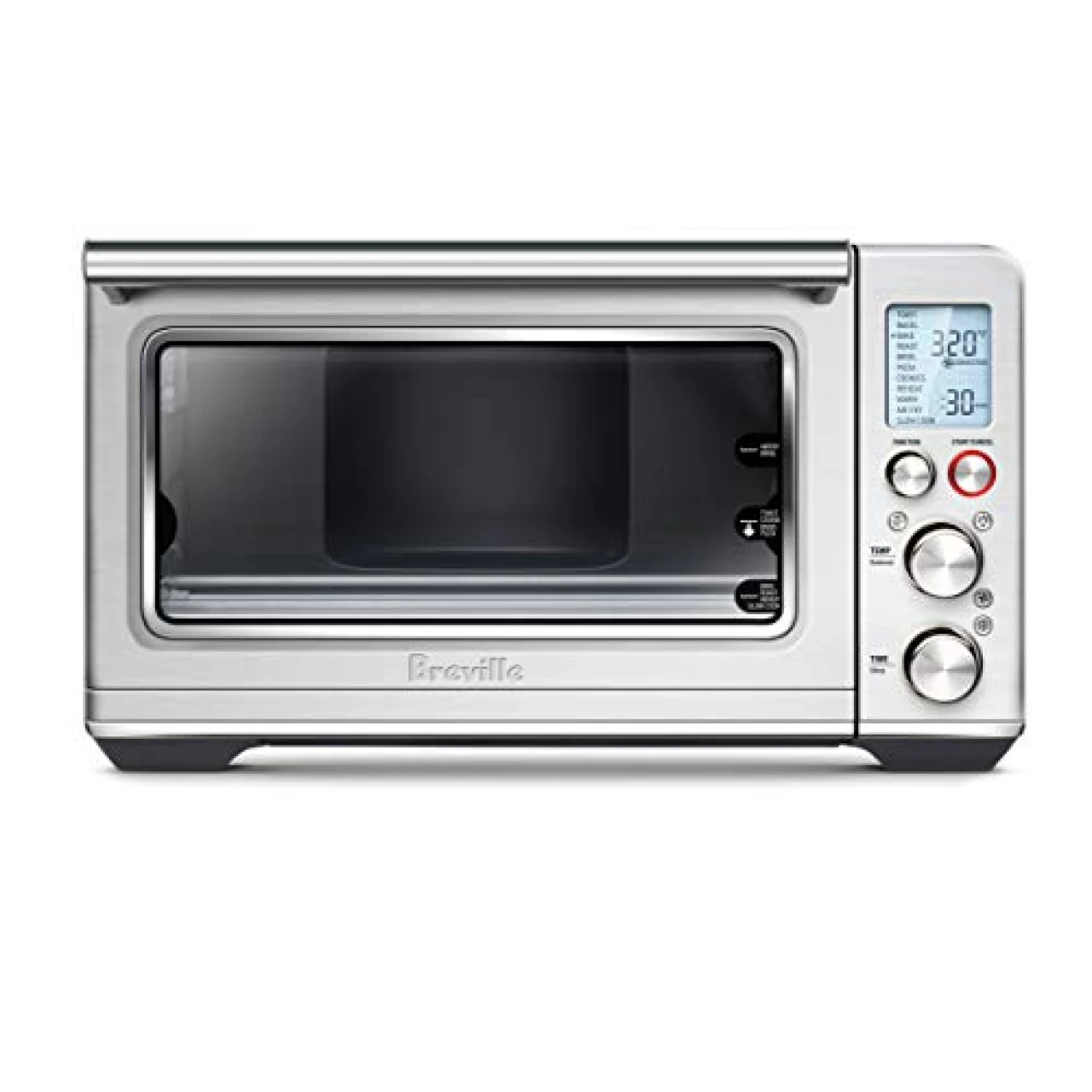 Breville Smart Oven Air Fryer Toaster Oven, Brushed Stainless Steel, BOV860BSS, Medium