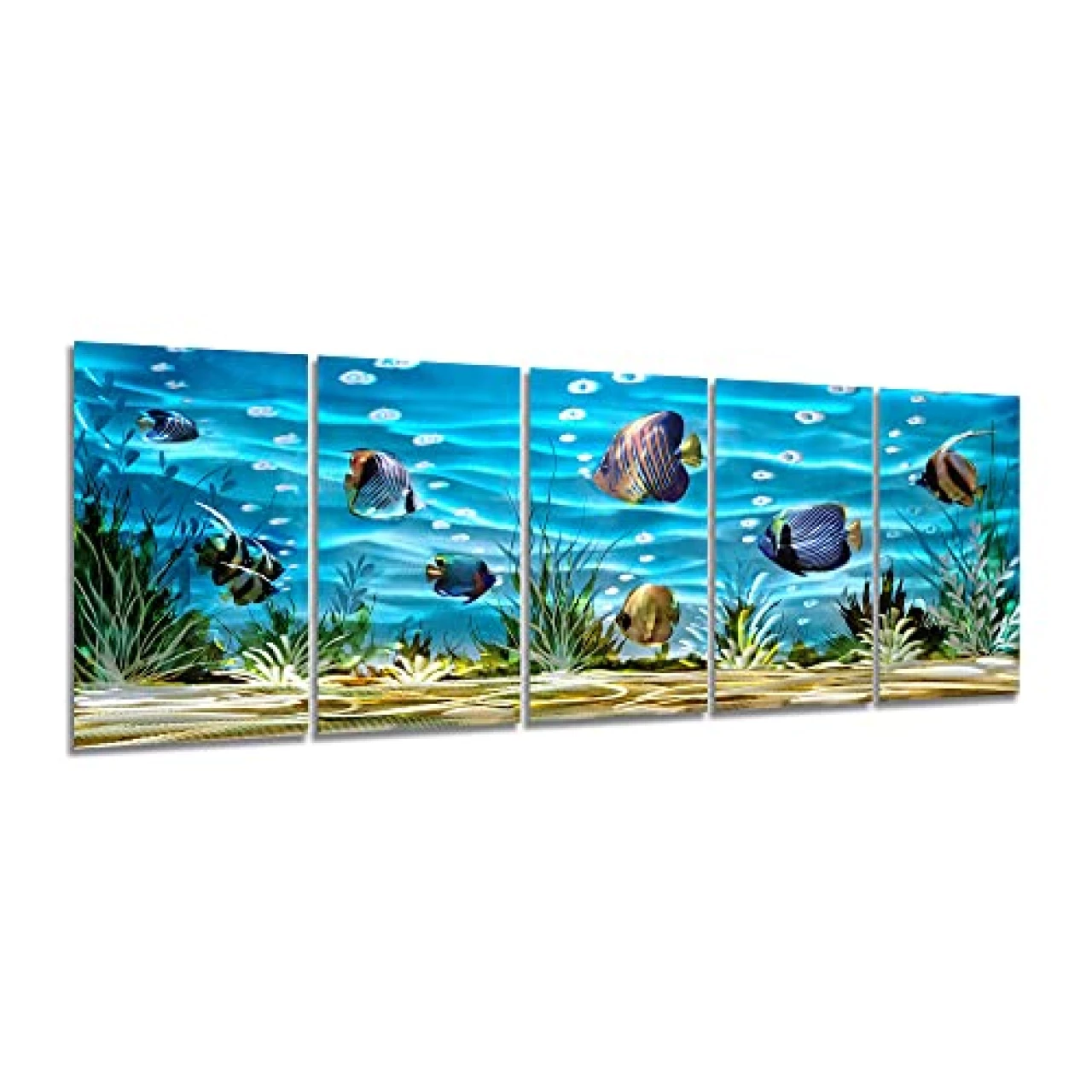 SYGALLERIER School Of Fish Metal Wall Art