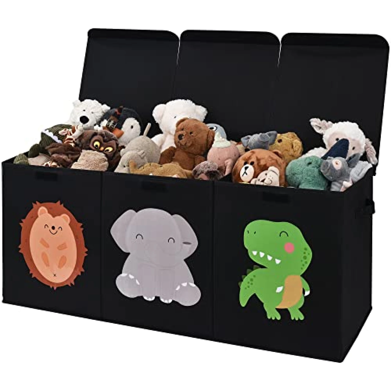 GRANNY SAYS Toy Storage Organizer with Lids, Foldable Toy Boxes for Kids Extra Large