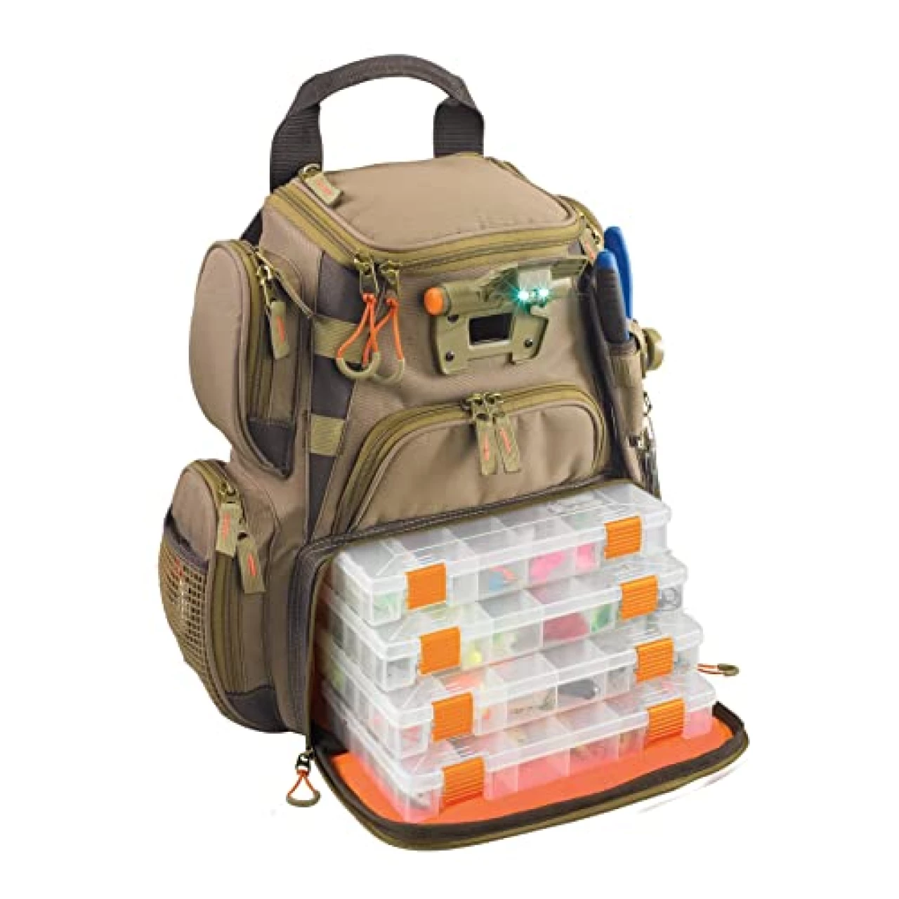 Wild River Tackle Tek Recon Lighted Compact Tackle Backpack