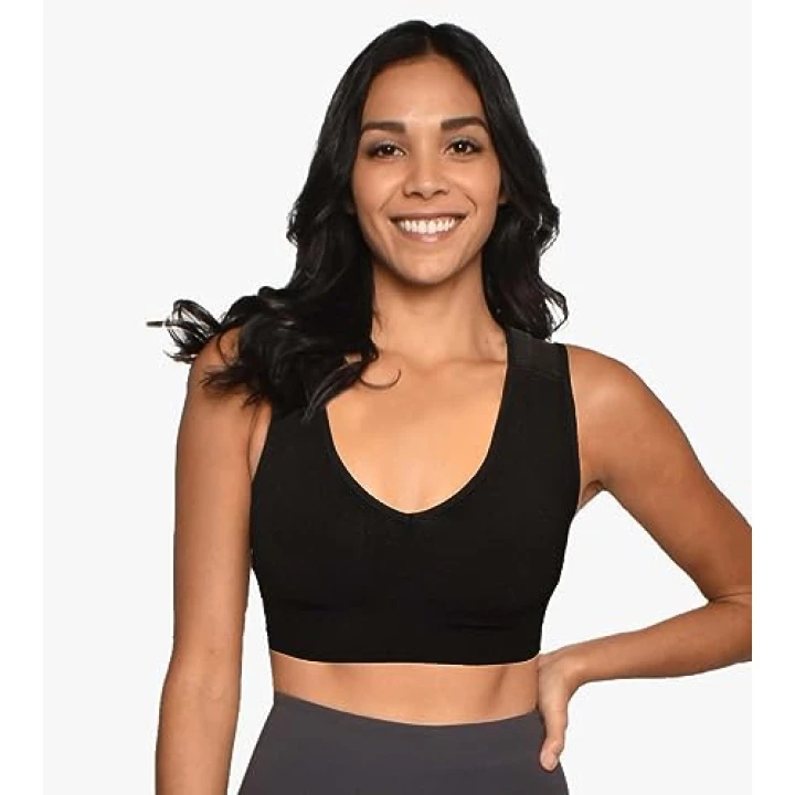 Click to view AlignMe Pullover Posture Sports Bra for Corrective Support and Comfort