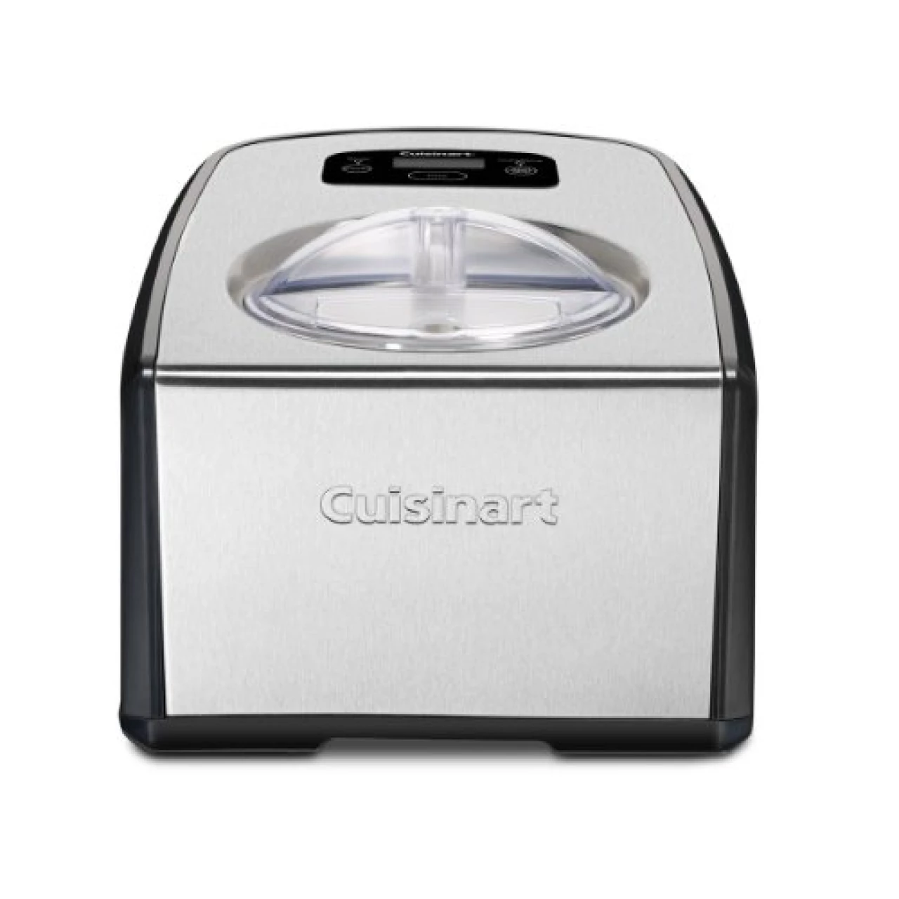 Cuisinart ICE-100 1.5-Quart Ice Cream and Gelato Maker, Fully Automatic with a Commercial Quality Compressor and 2-Paddles, 10-Minute Keep Cool Feature, Black and Stainless Steel