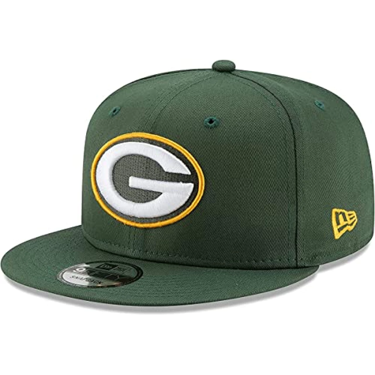 New Era NFL 9FIFTY Adjustable mens Snapback Hat Cap One Size Fits All (Green Bay Packers)