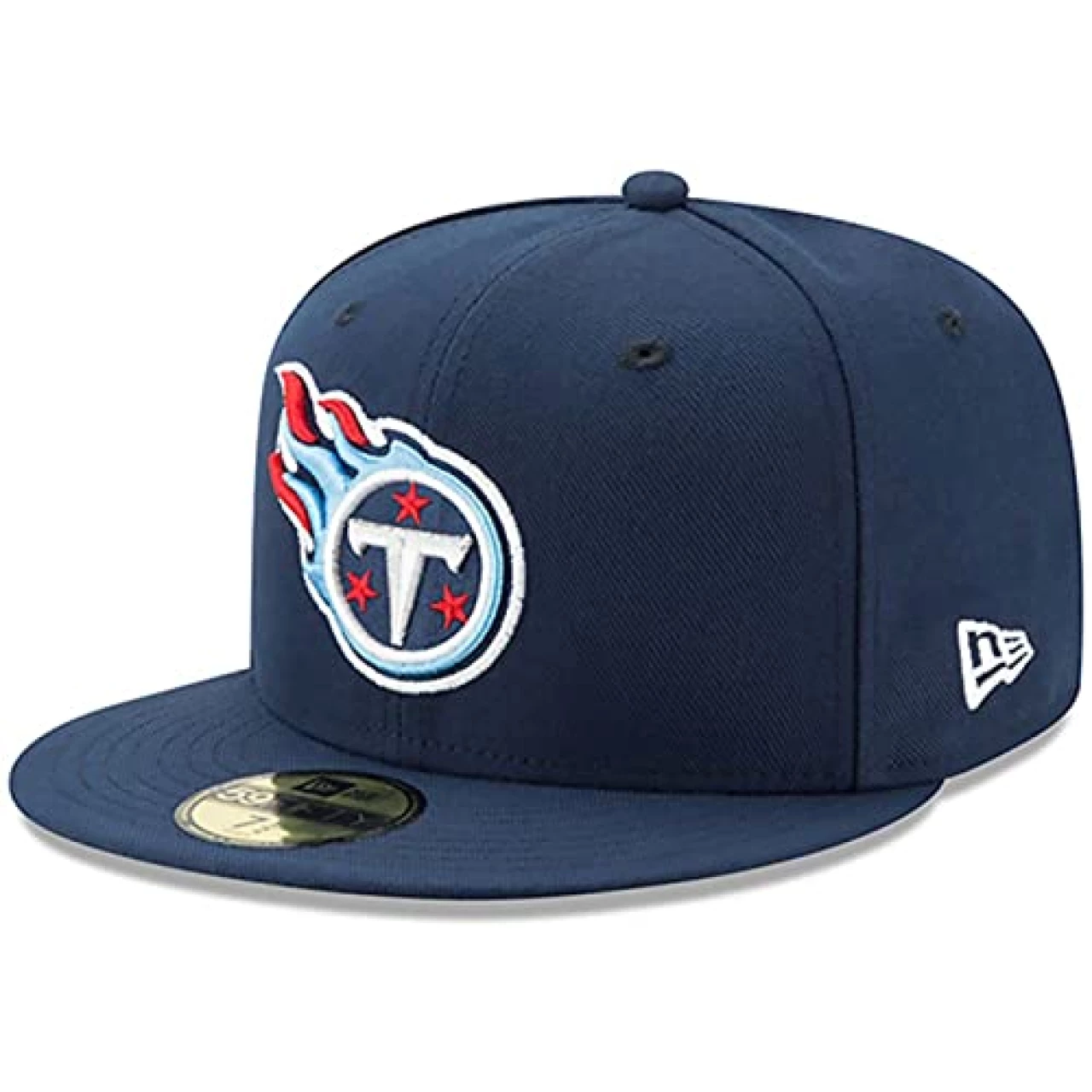 New Era NFL 59FIFTY Team Color Authentic Collection Fitted On Field Game Cap Hat (as1, Numeric, Numeric_7_and_1_Quarter, Tennessee Titans)