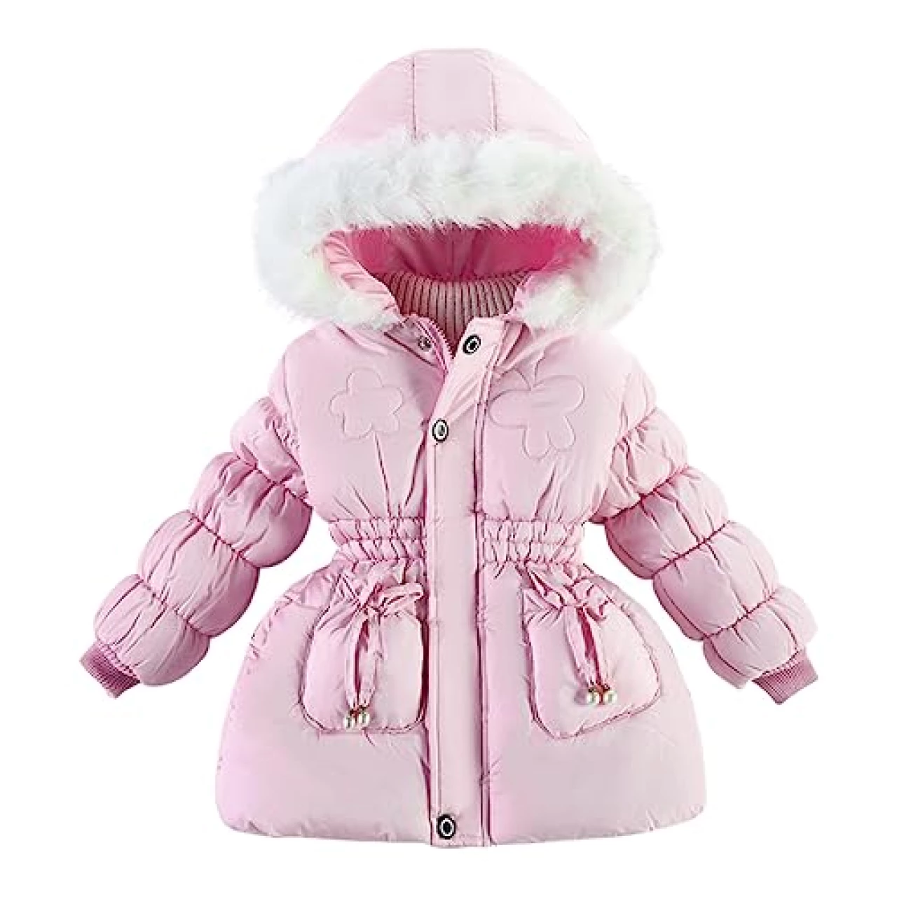 Tumaron Toddler Fleece Jacket For Baby Girl 2T 3T Winter outerwear Coat Sweater Clothes